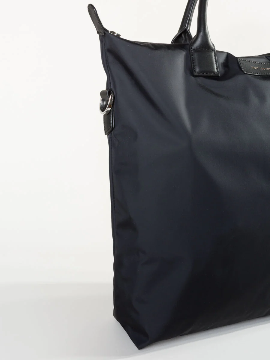 shopper tote - black nylon - Image 6