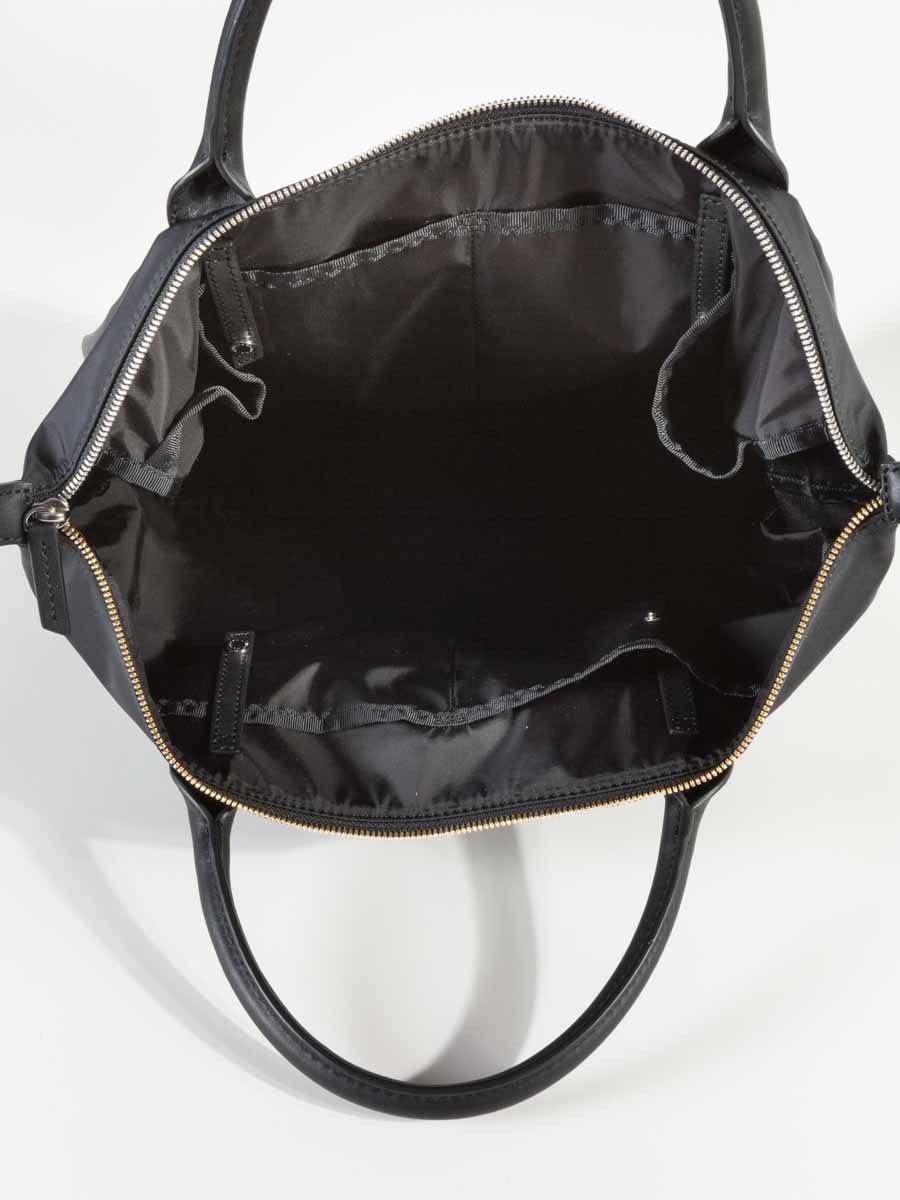 shopper tote - black nylon - Image 7
