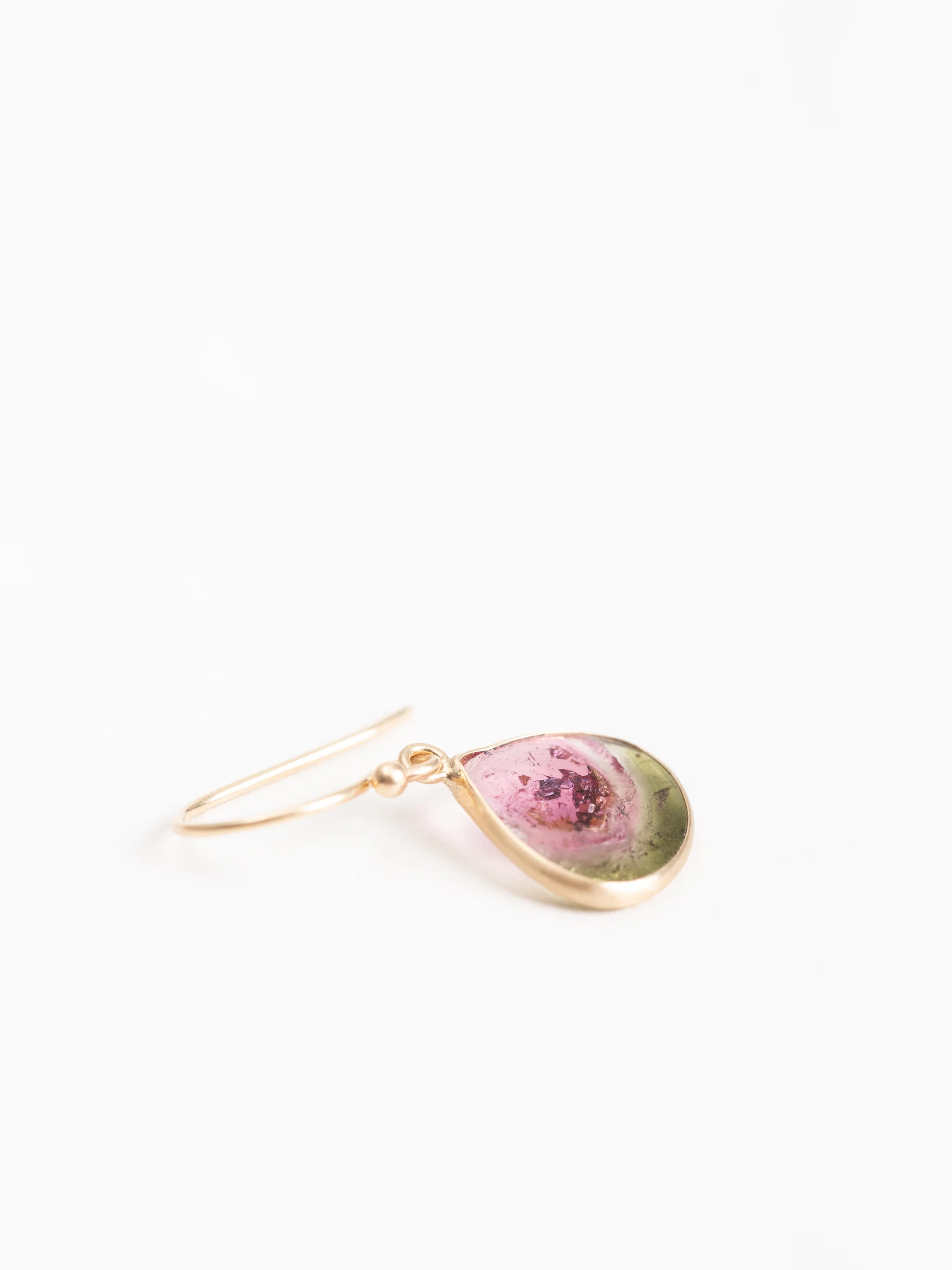 watermelon tourmaline earrings - Image 3