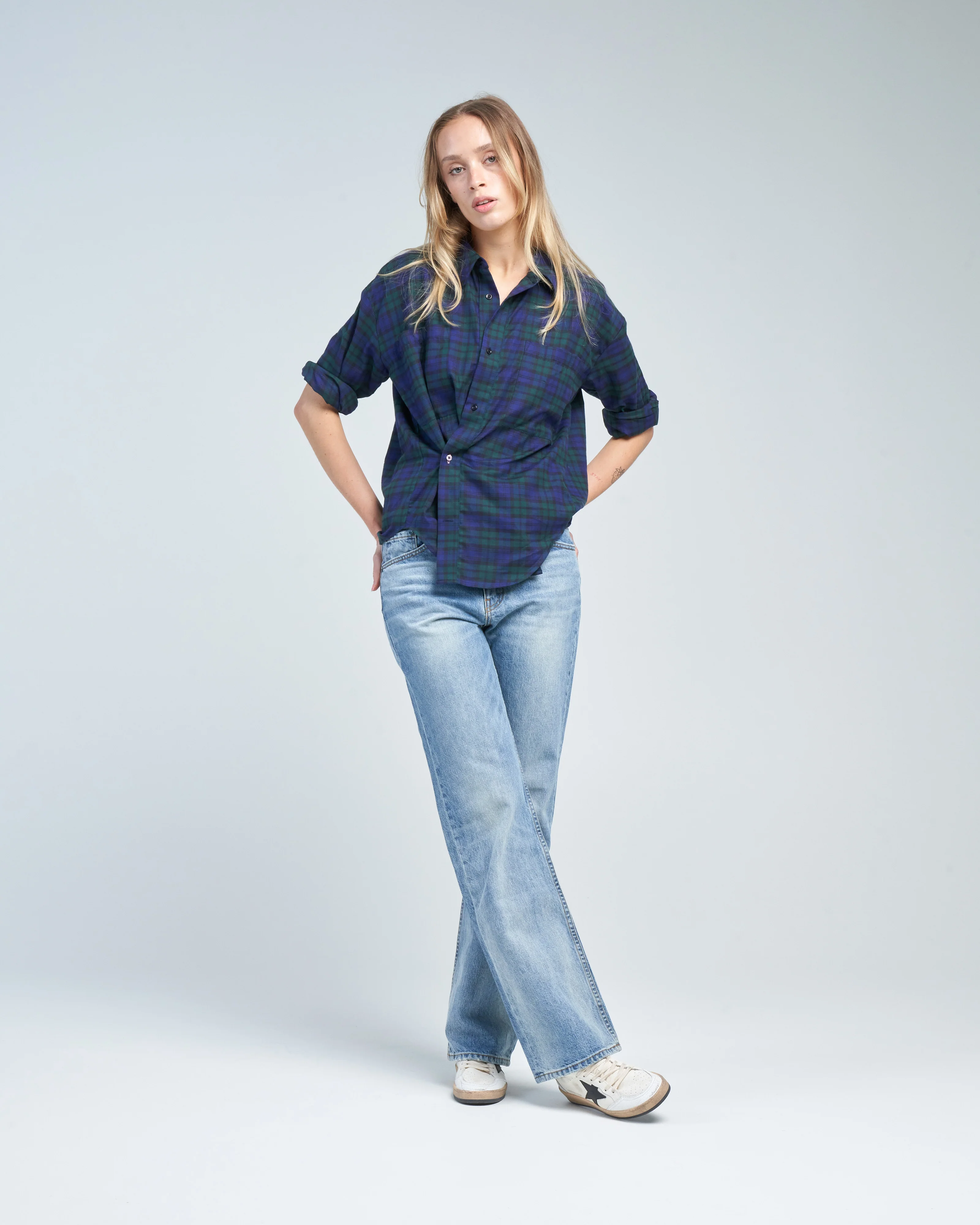 the boyfriend shirt flannel - Image 2