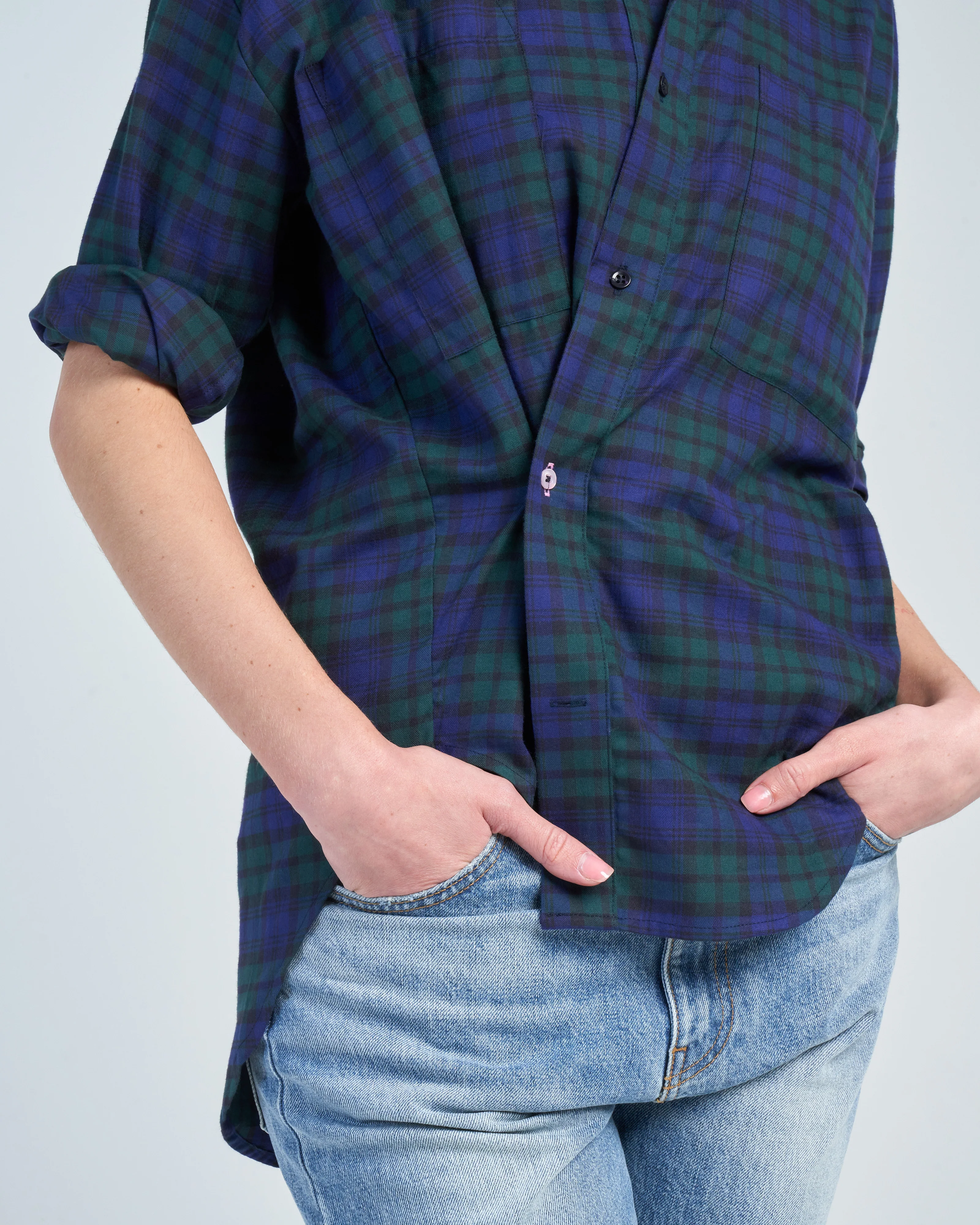 the boyfriend shirt flannel - Image 5
