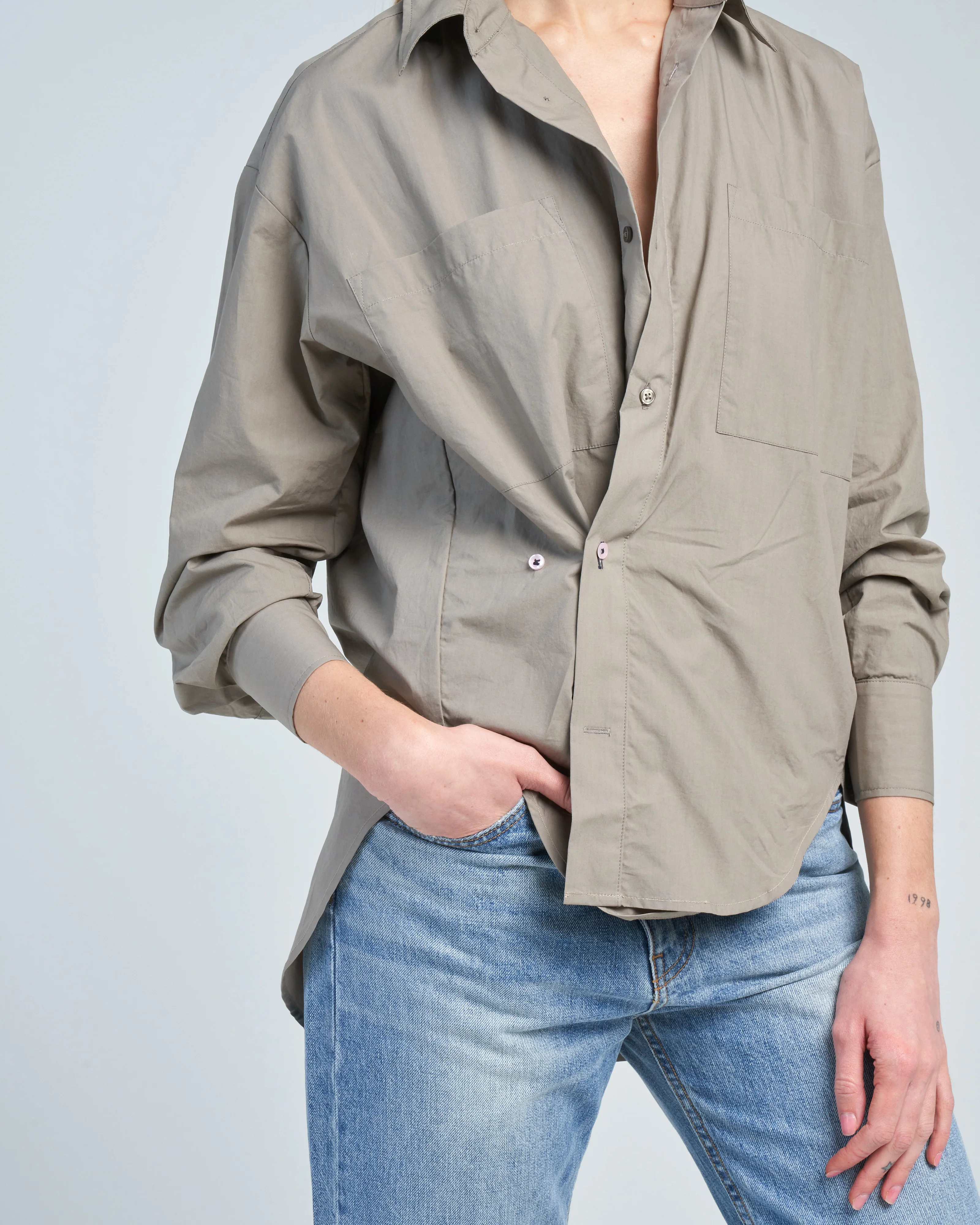 the boyfriend shirt paper cotton - Image 5