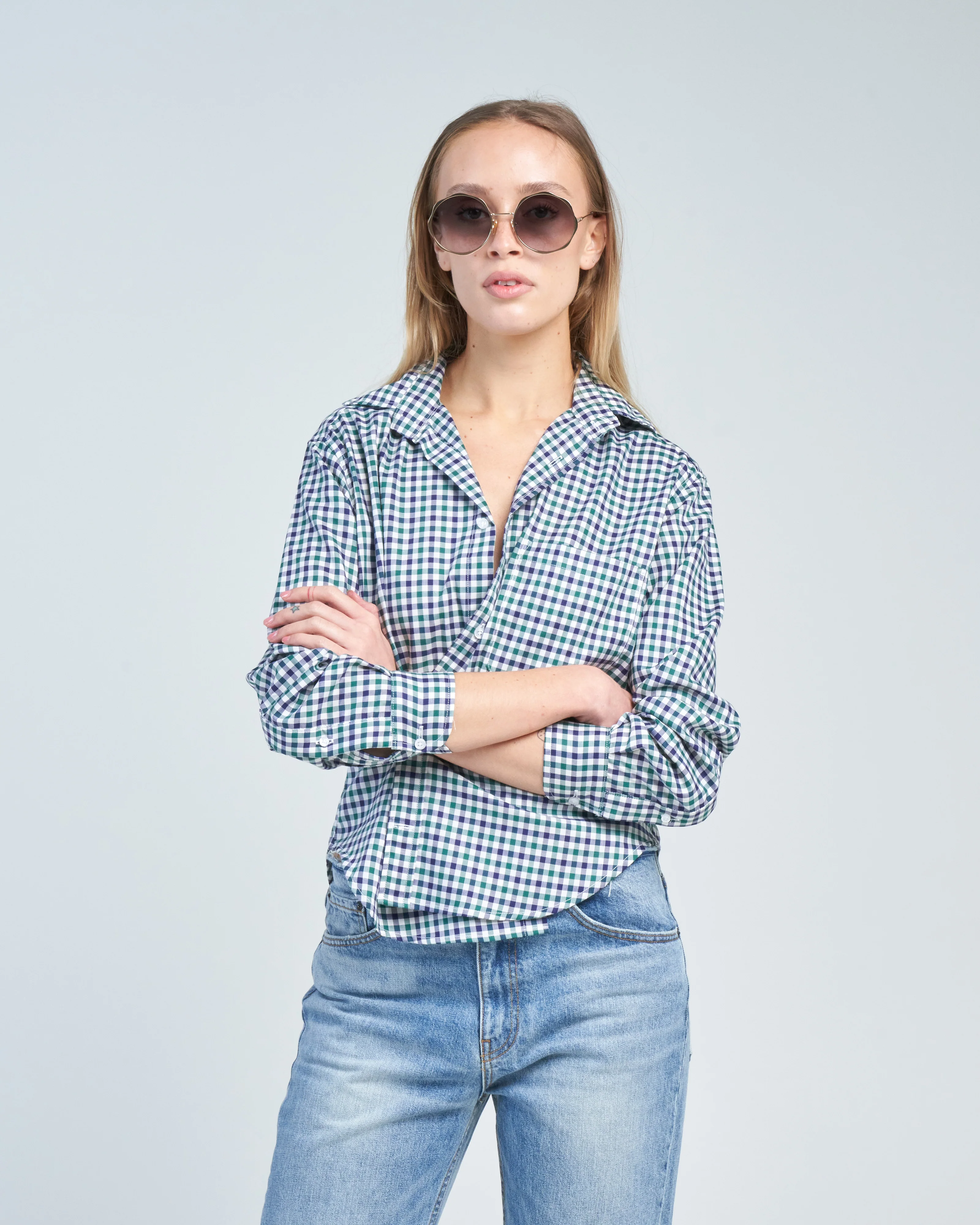 the crop shirt egyptian cotton