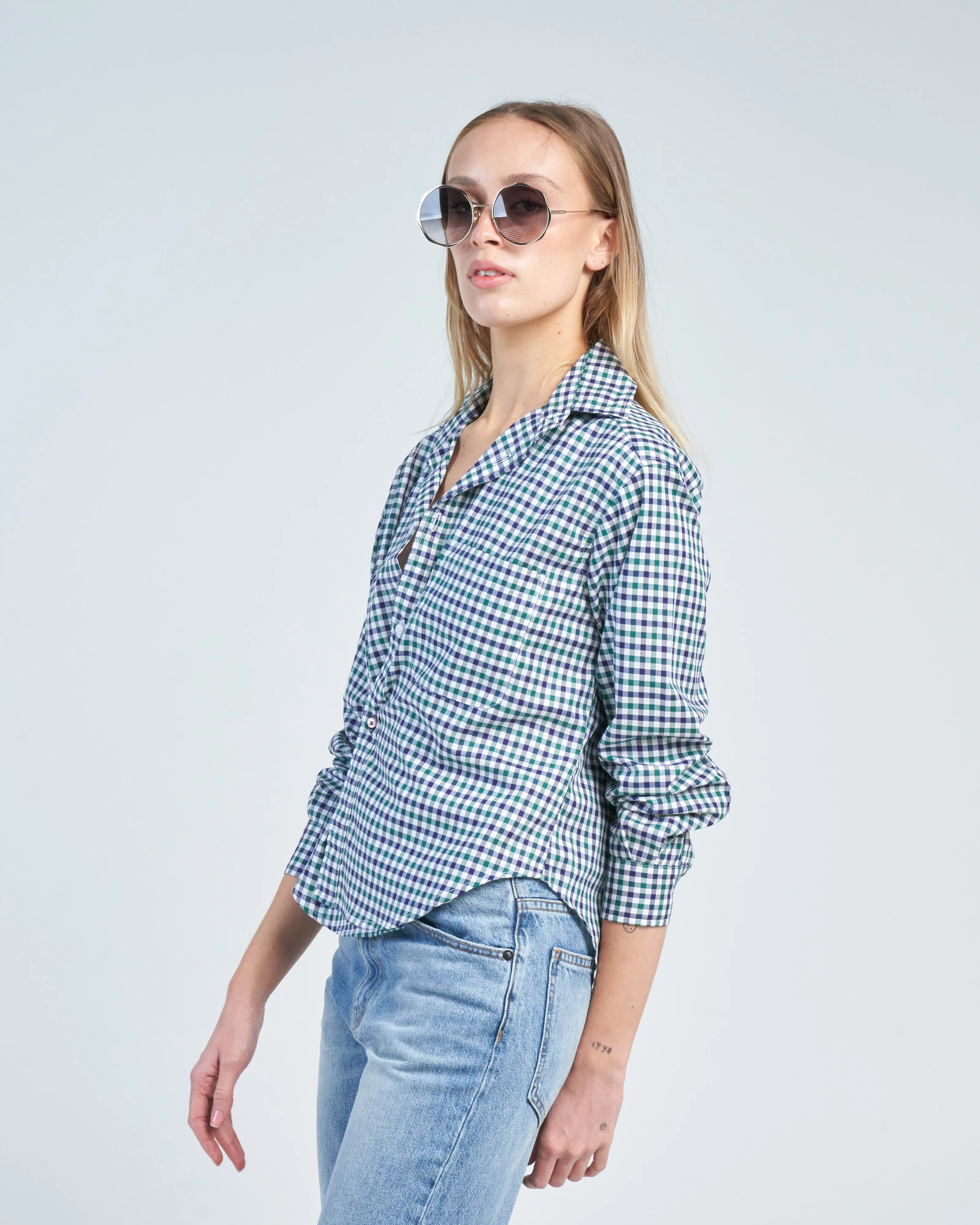 the crop shirt egyptian cotton - Image 3
