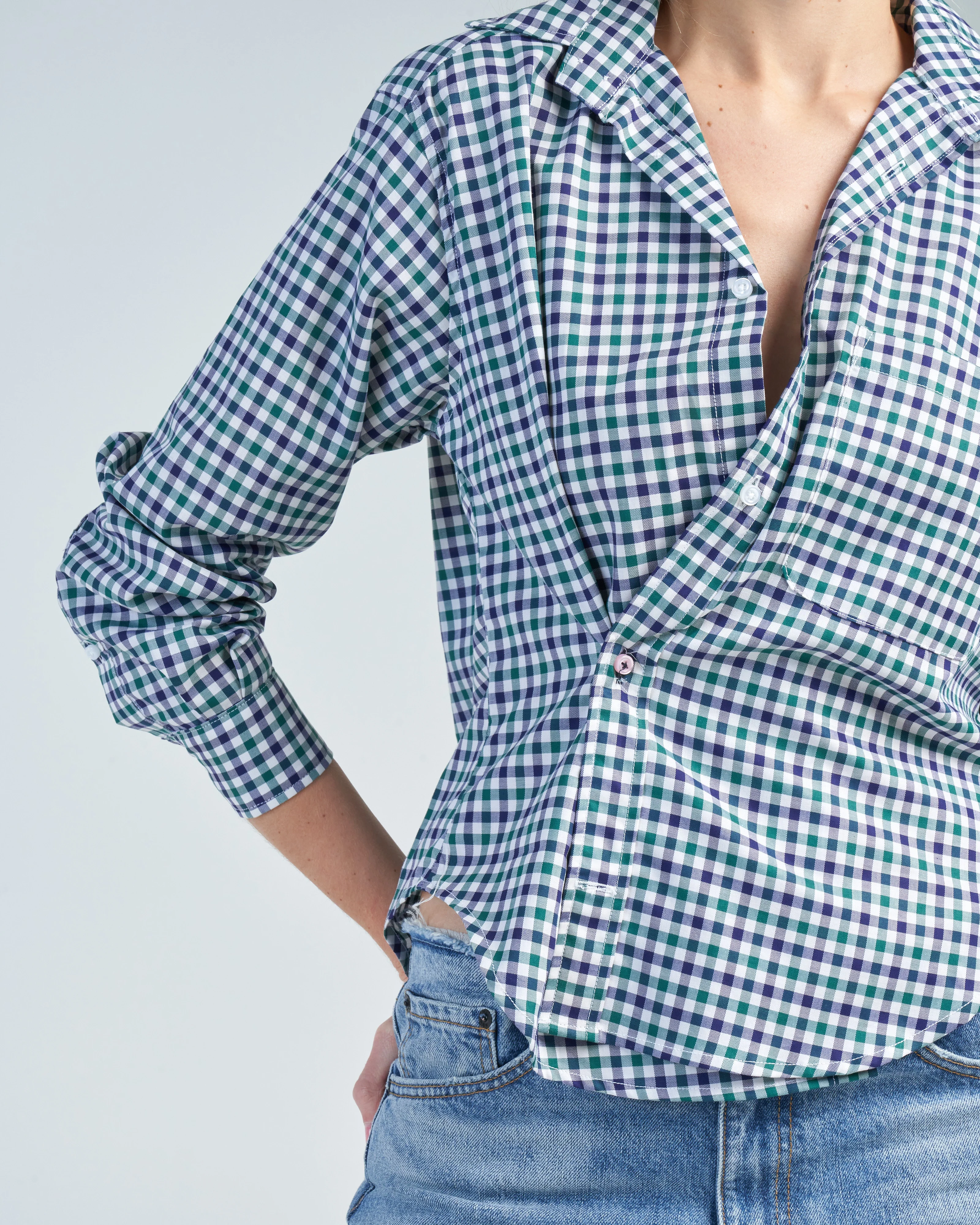 the crop shirt egyptian cotton - Image 5