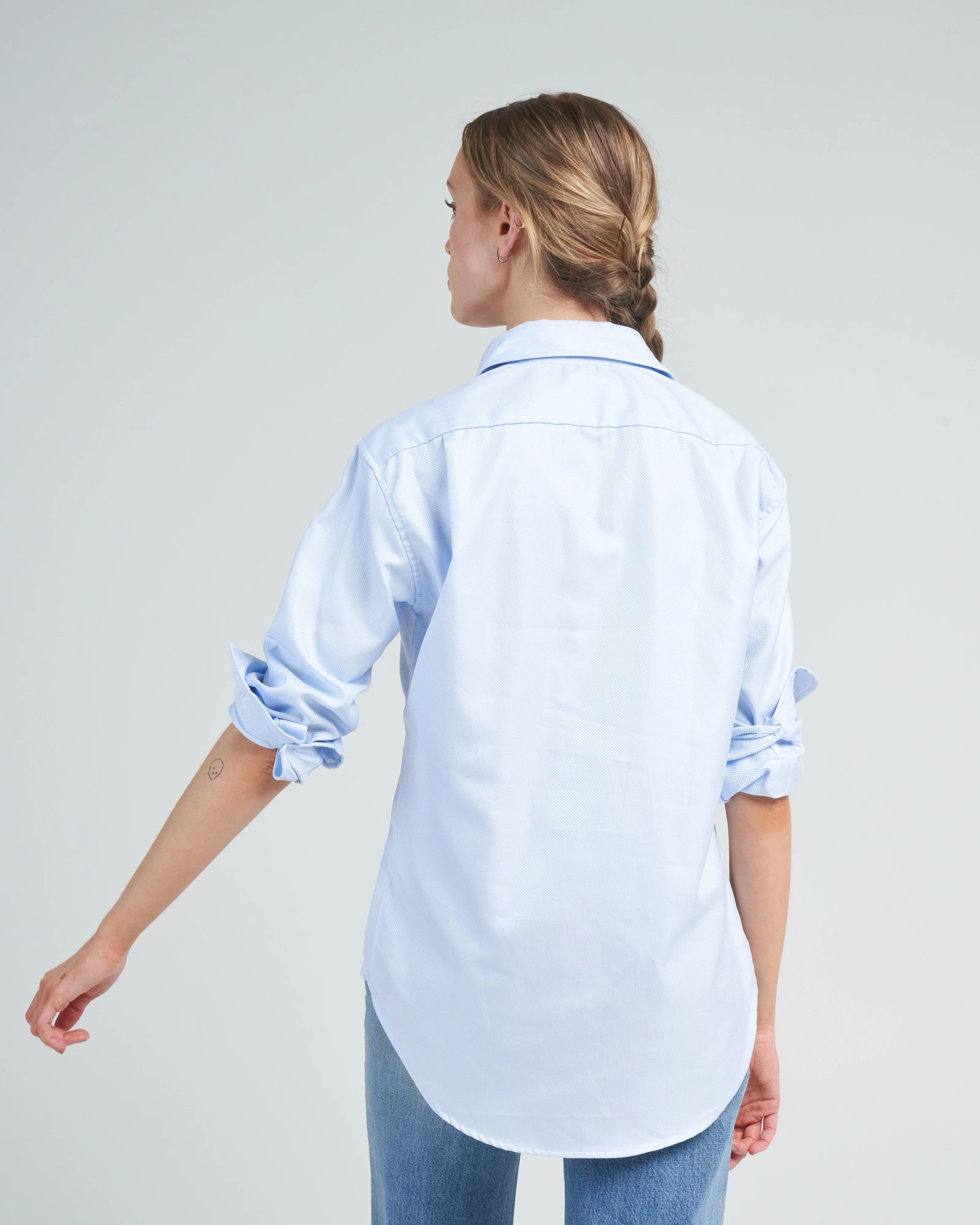 the men's shirt, bond cotton - plume - Image 4