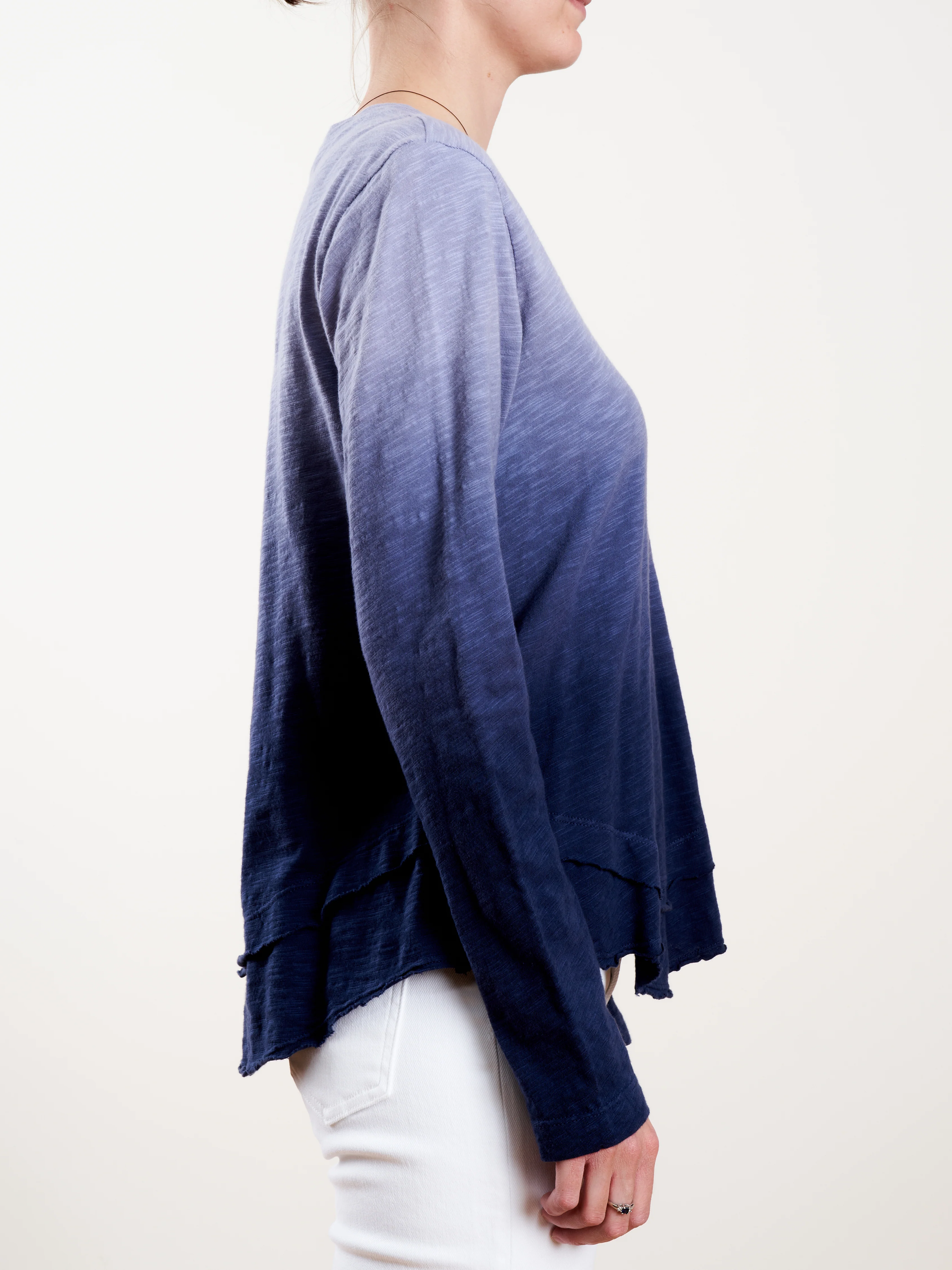 l/s mock layer tee ombre - indie - Image 3