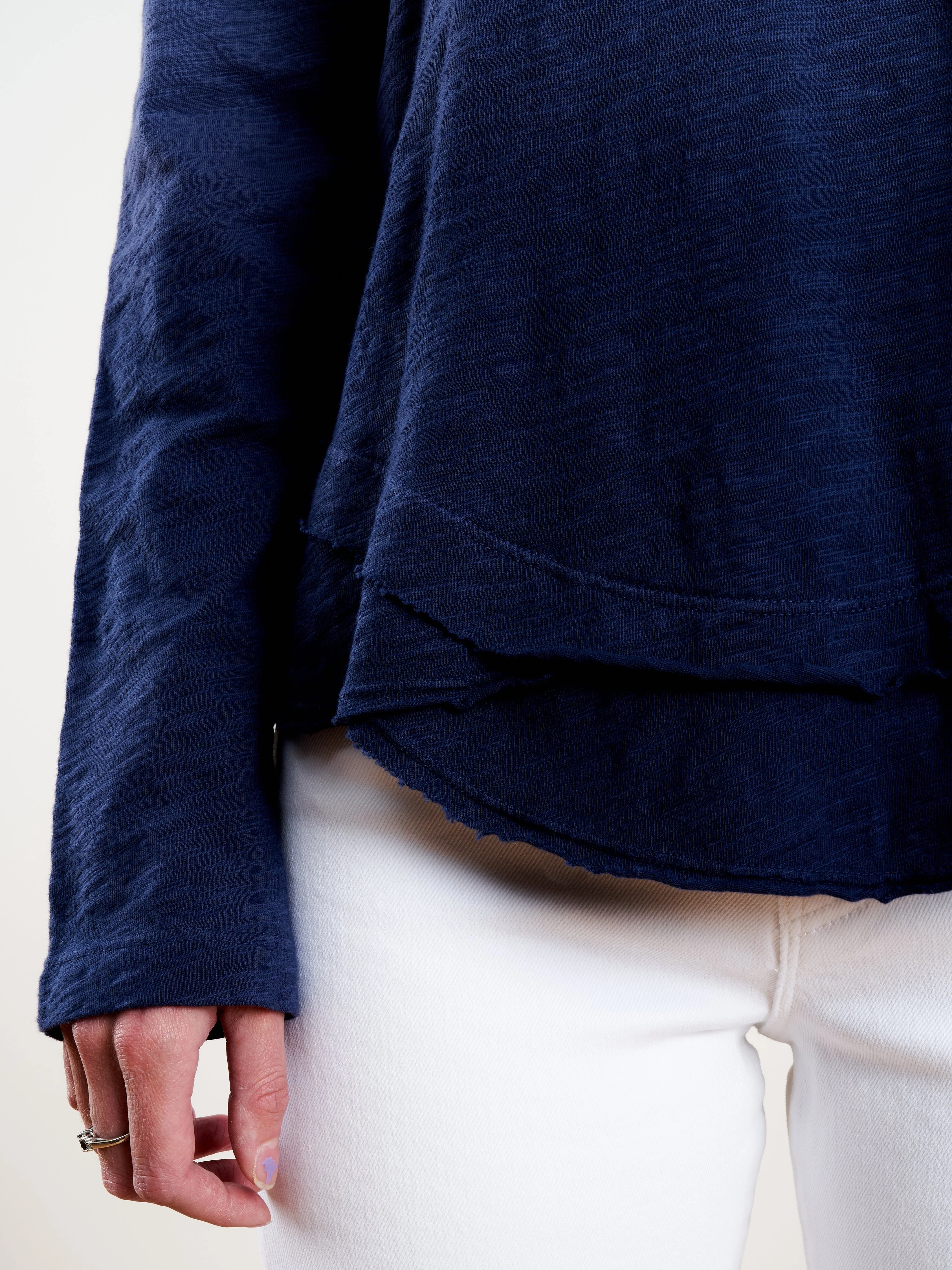 l/s mock layer tee ombre - indie - Image 5