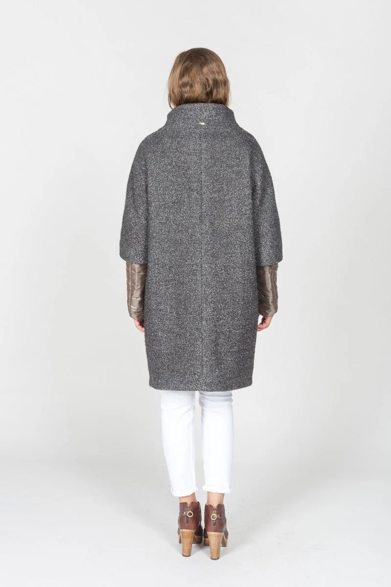 woven cocoon coat - Image 3