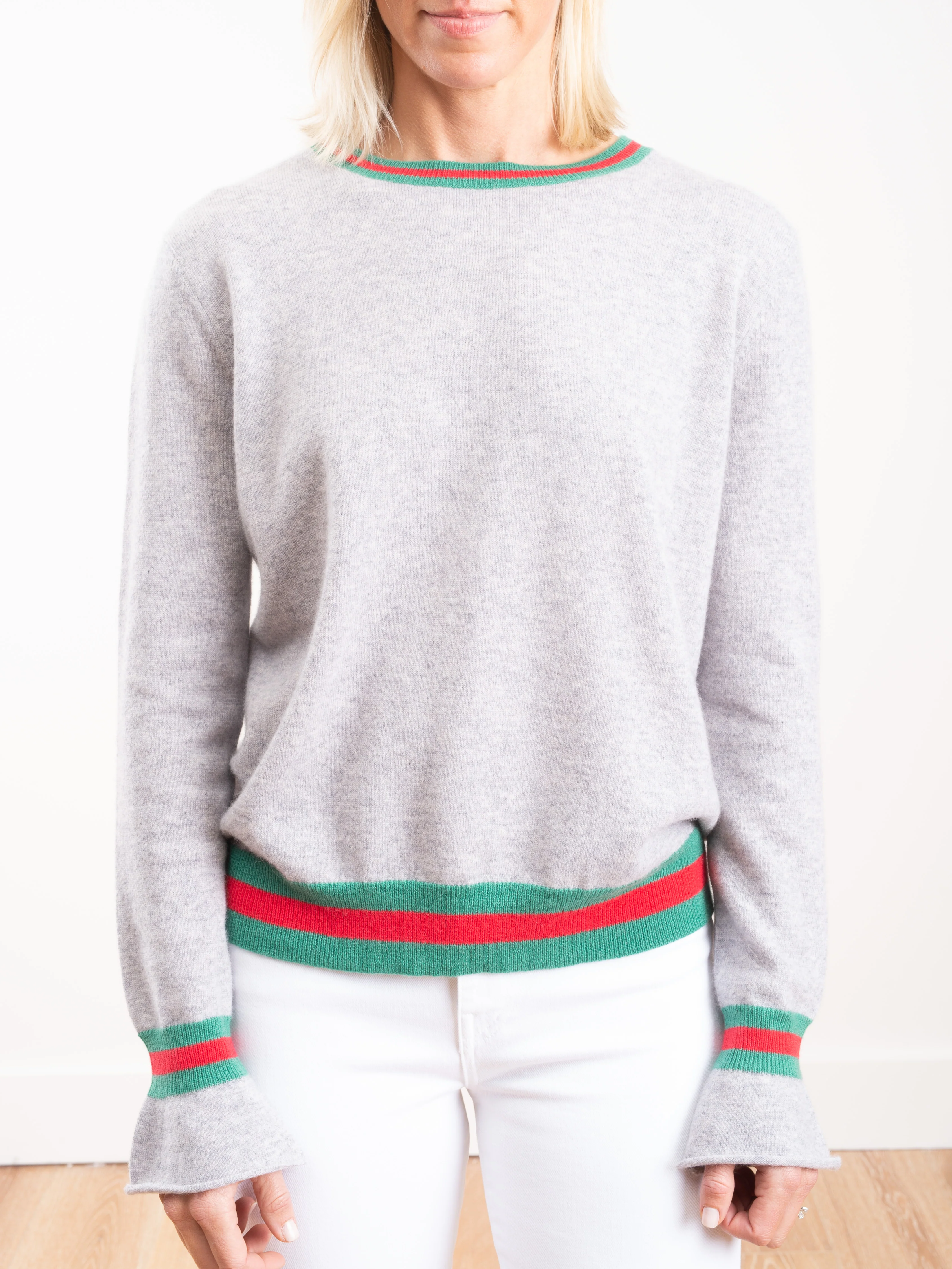 striped crewneck pullover - Image 2