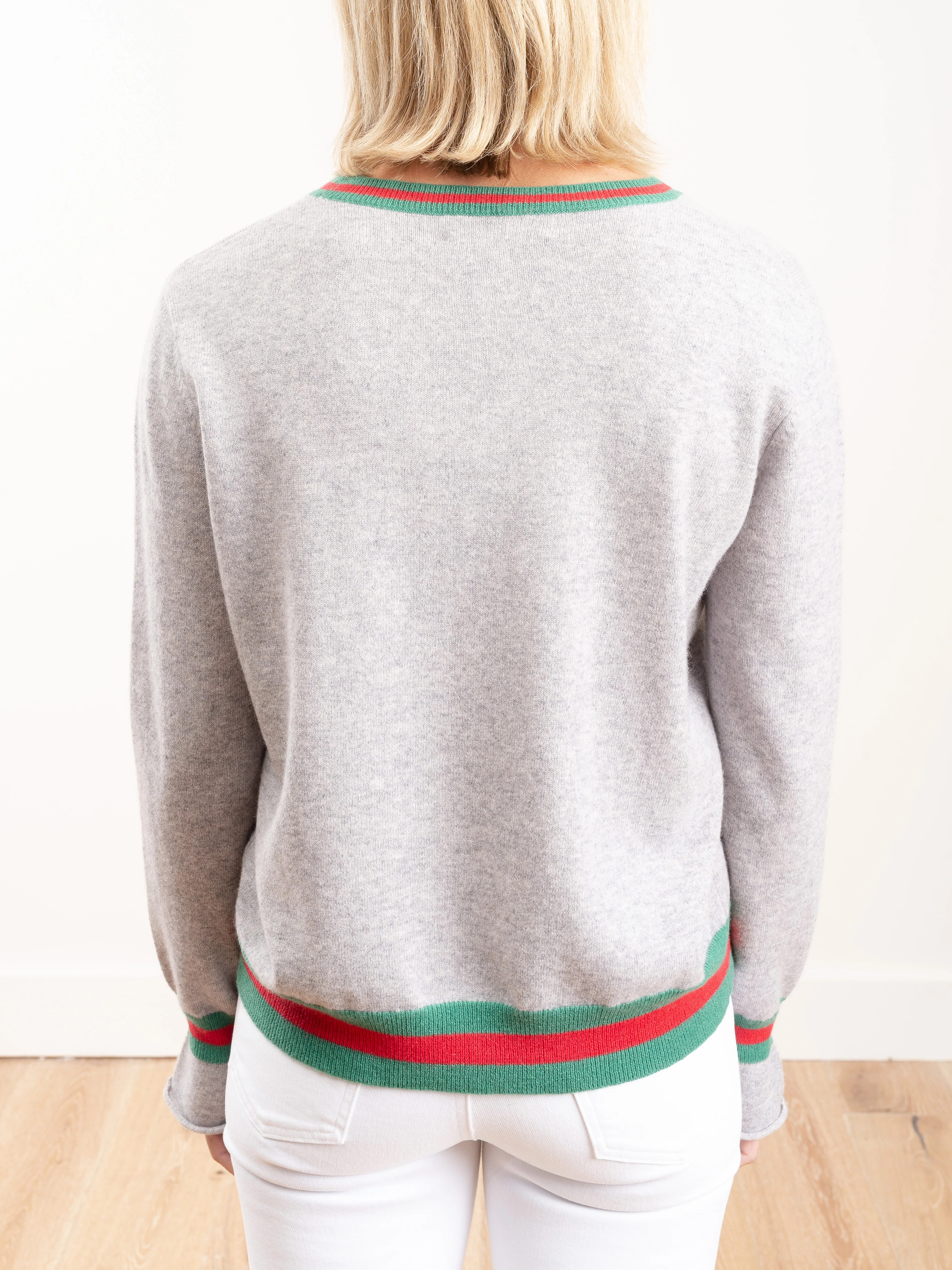 striped crewneck pullover - Image 4