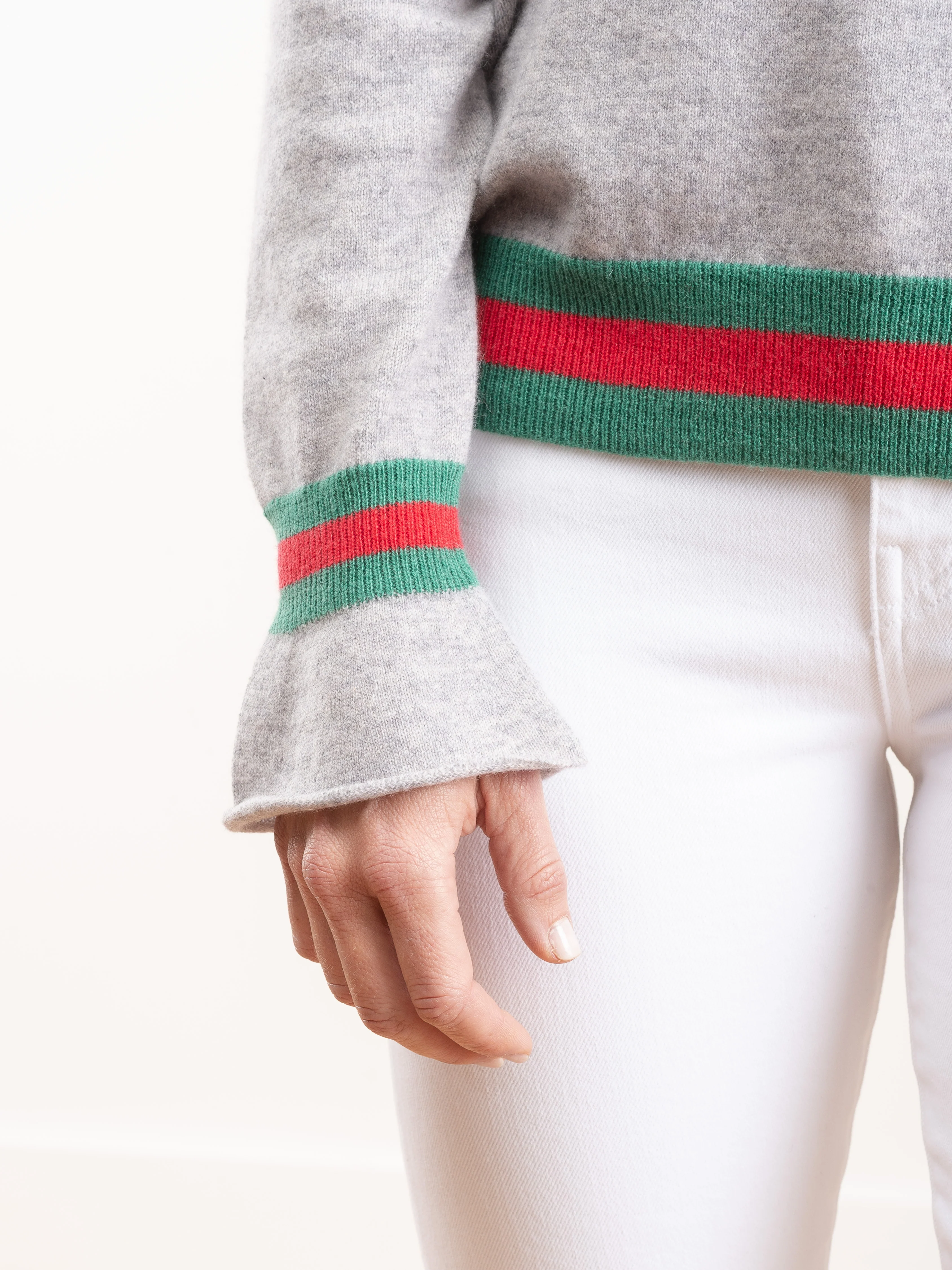 striped crewneck pullover - Image 5