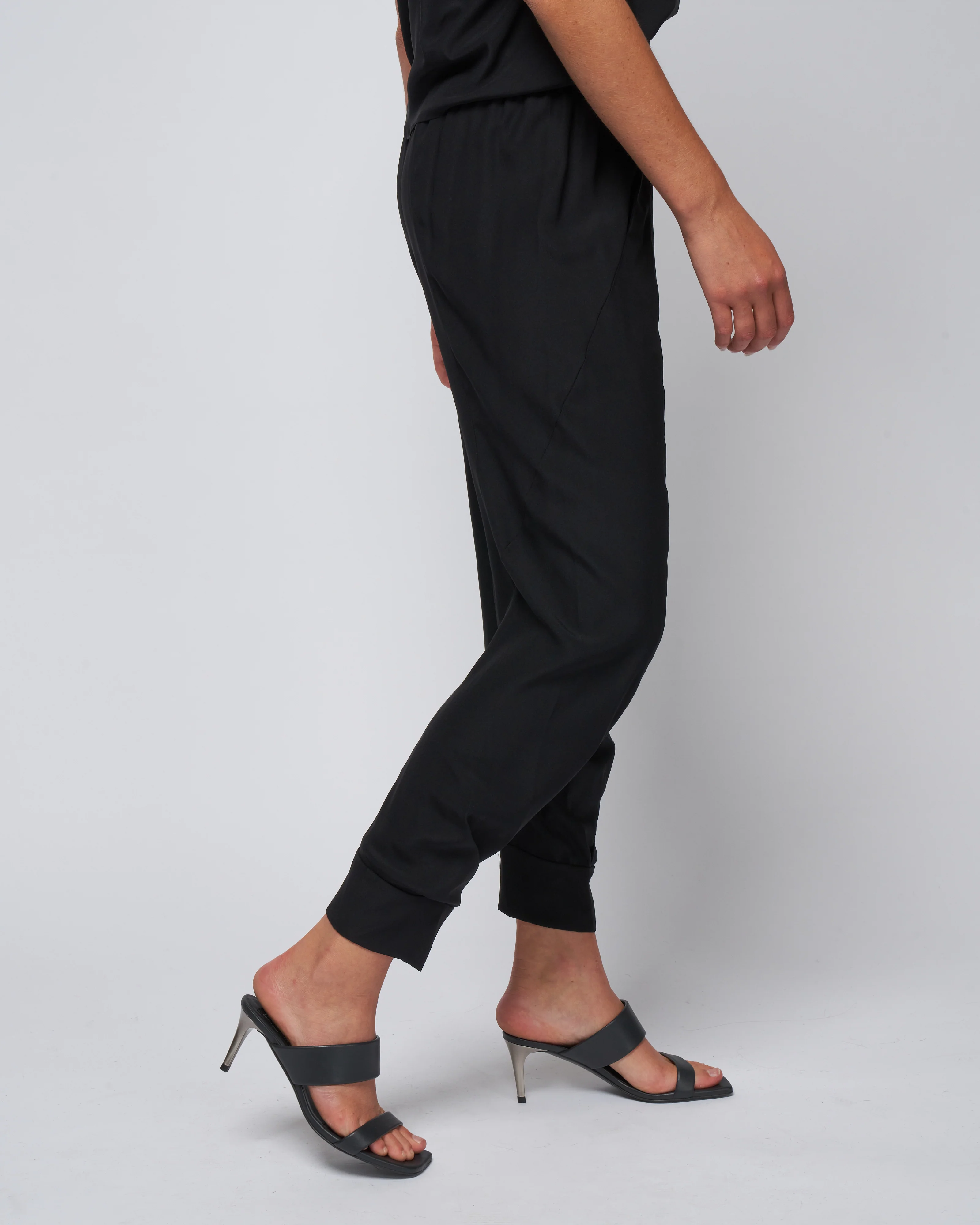 cuff akeo pant - black - Image 3
