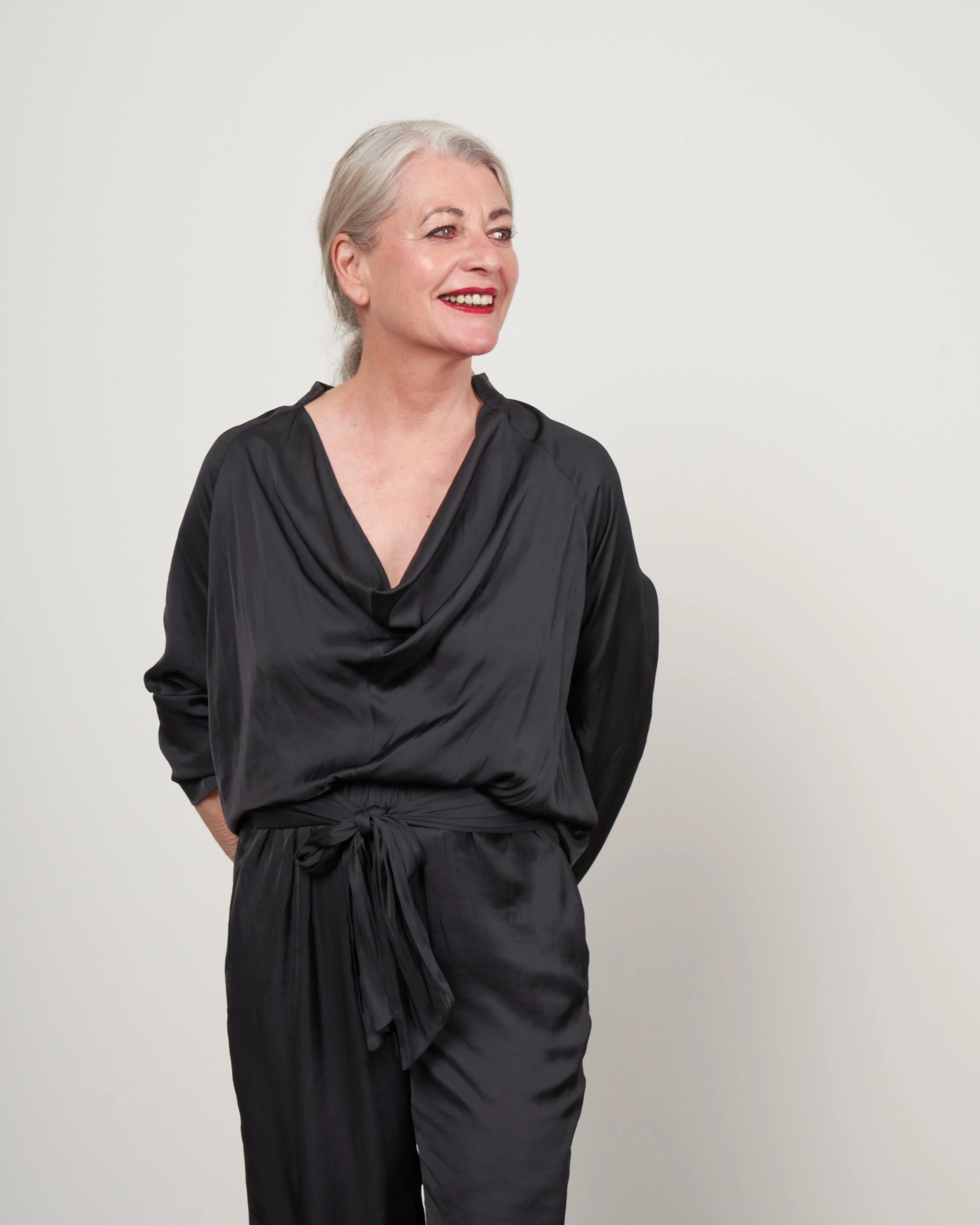 drift long sleeve evi top - black - Image 2