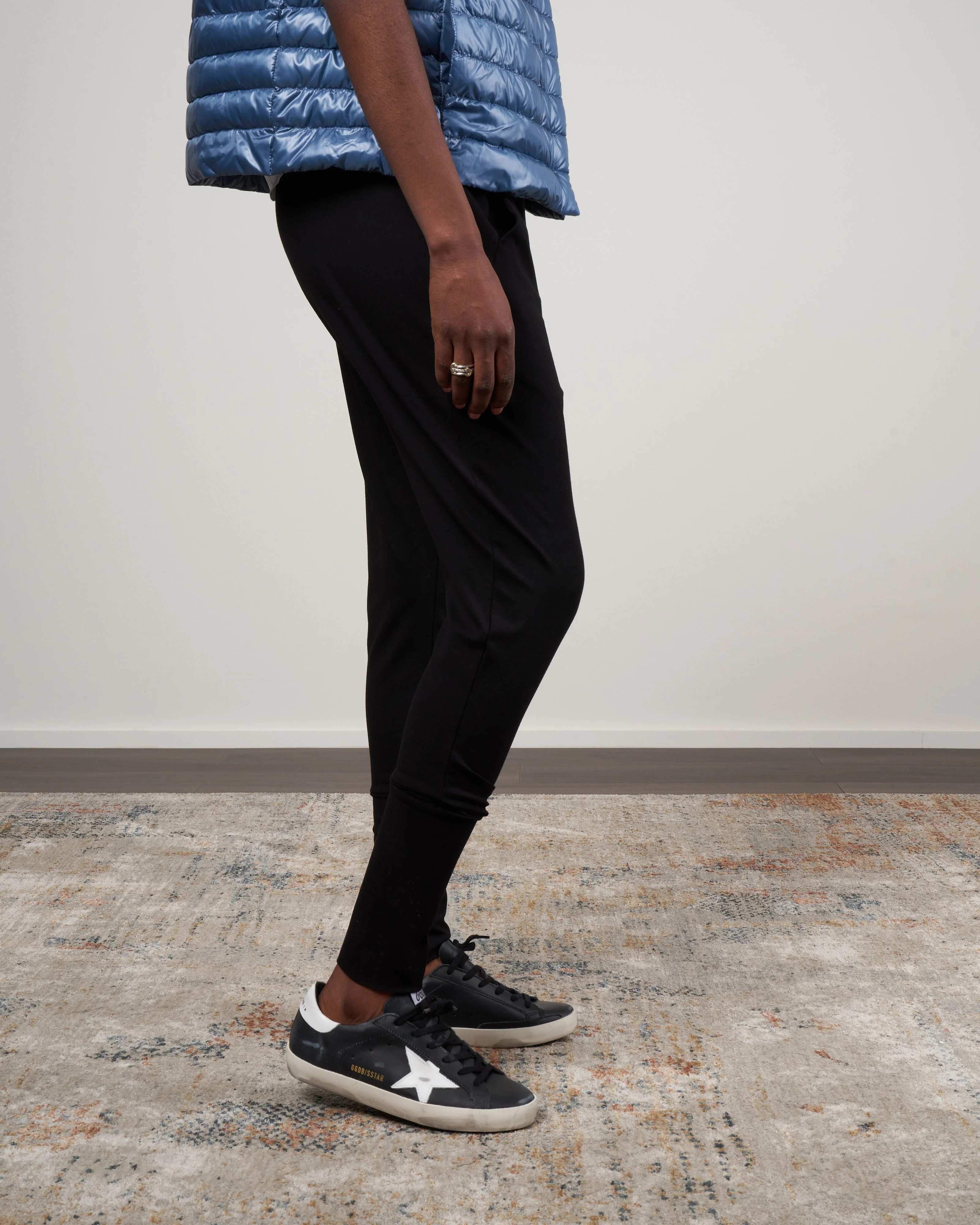 drop gabi pant - black jersey - Image 3