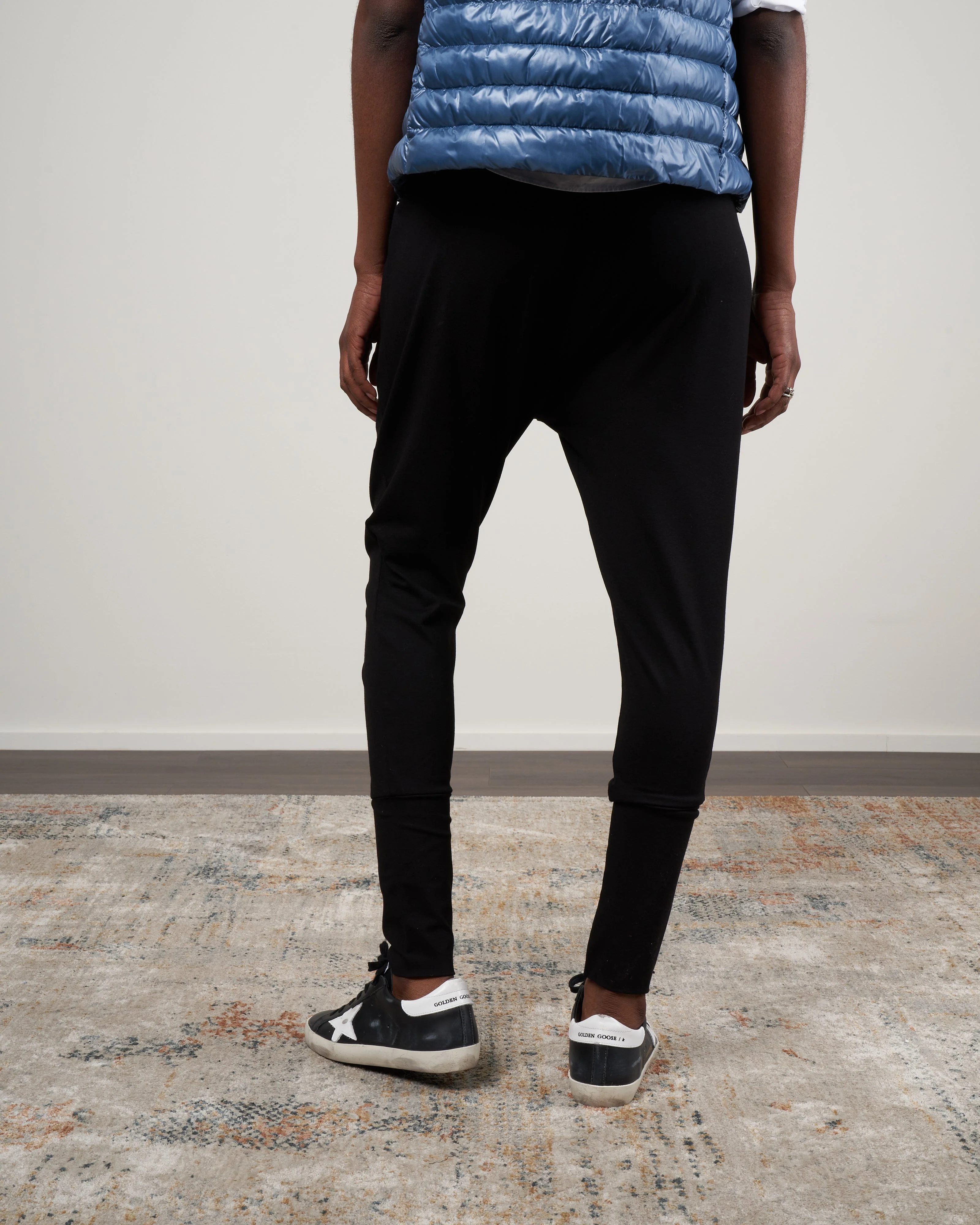 drop gabi pant - black jersey - Image 4