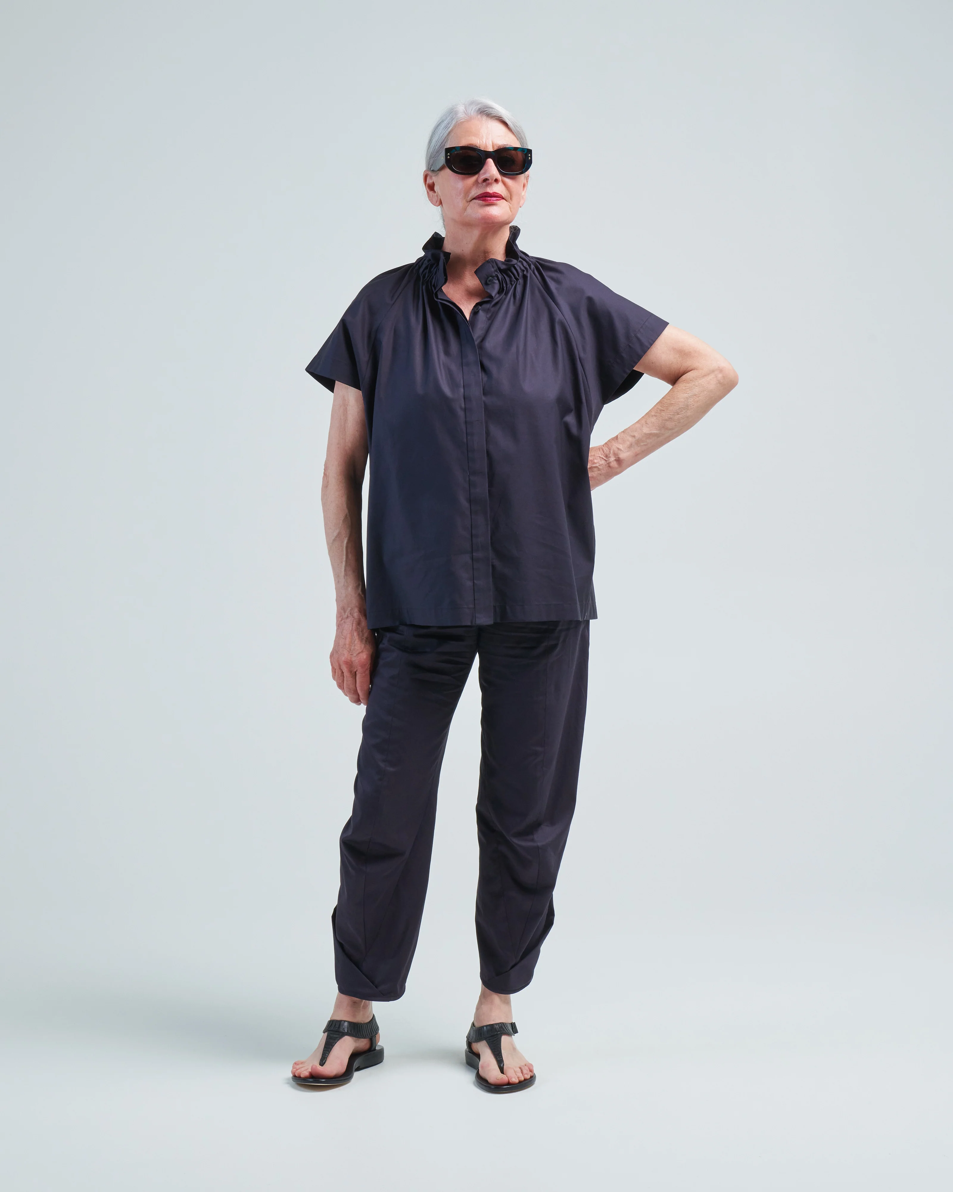 elastic gaban shirt cotton broadcloth - Image 3