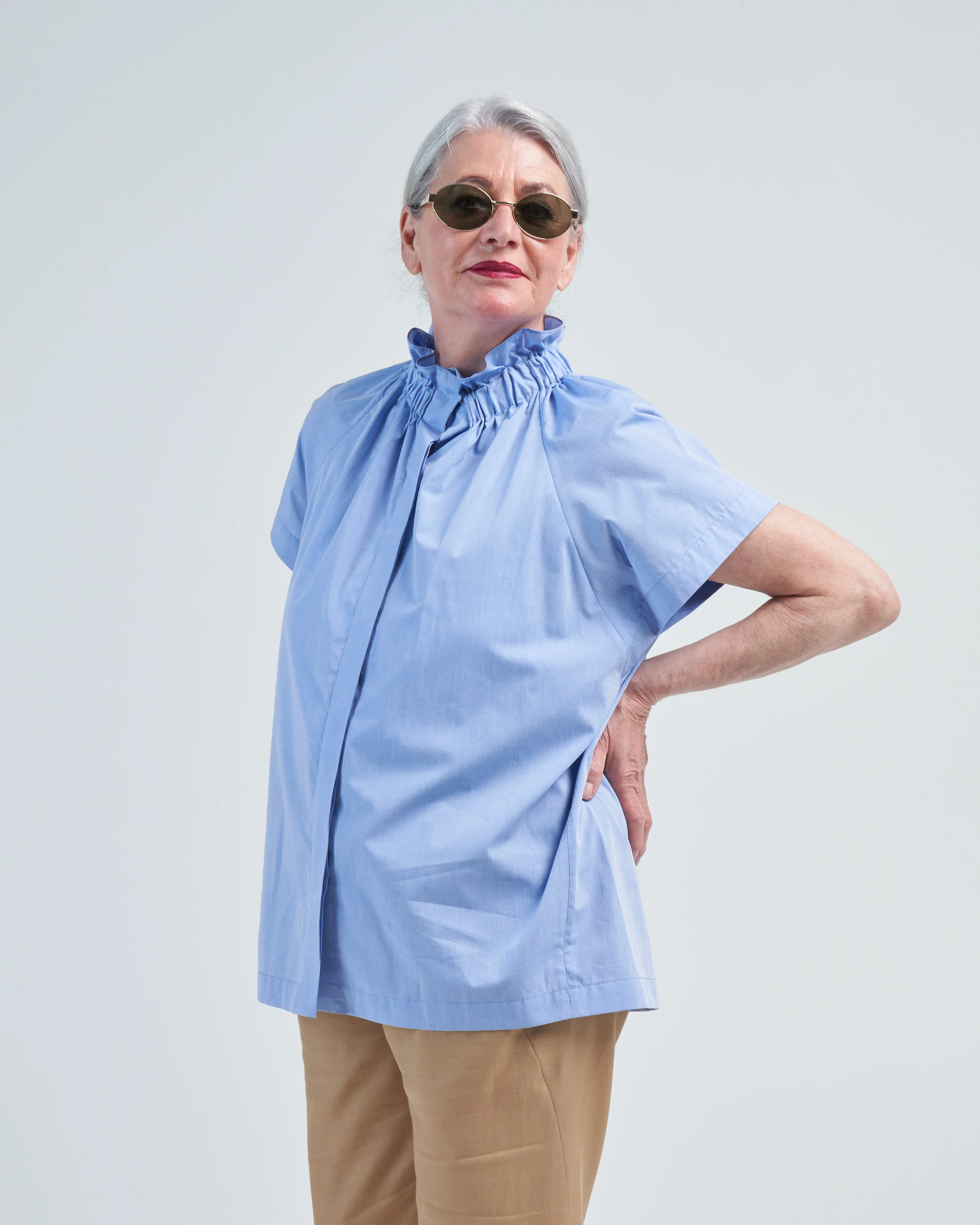 elastic gaban shirt cotton broadcloth - Image 3