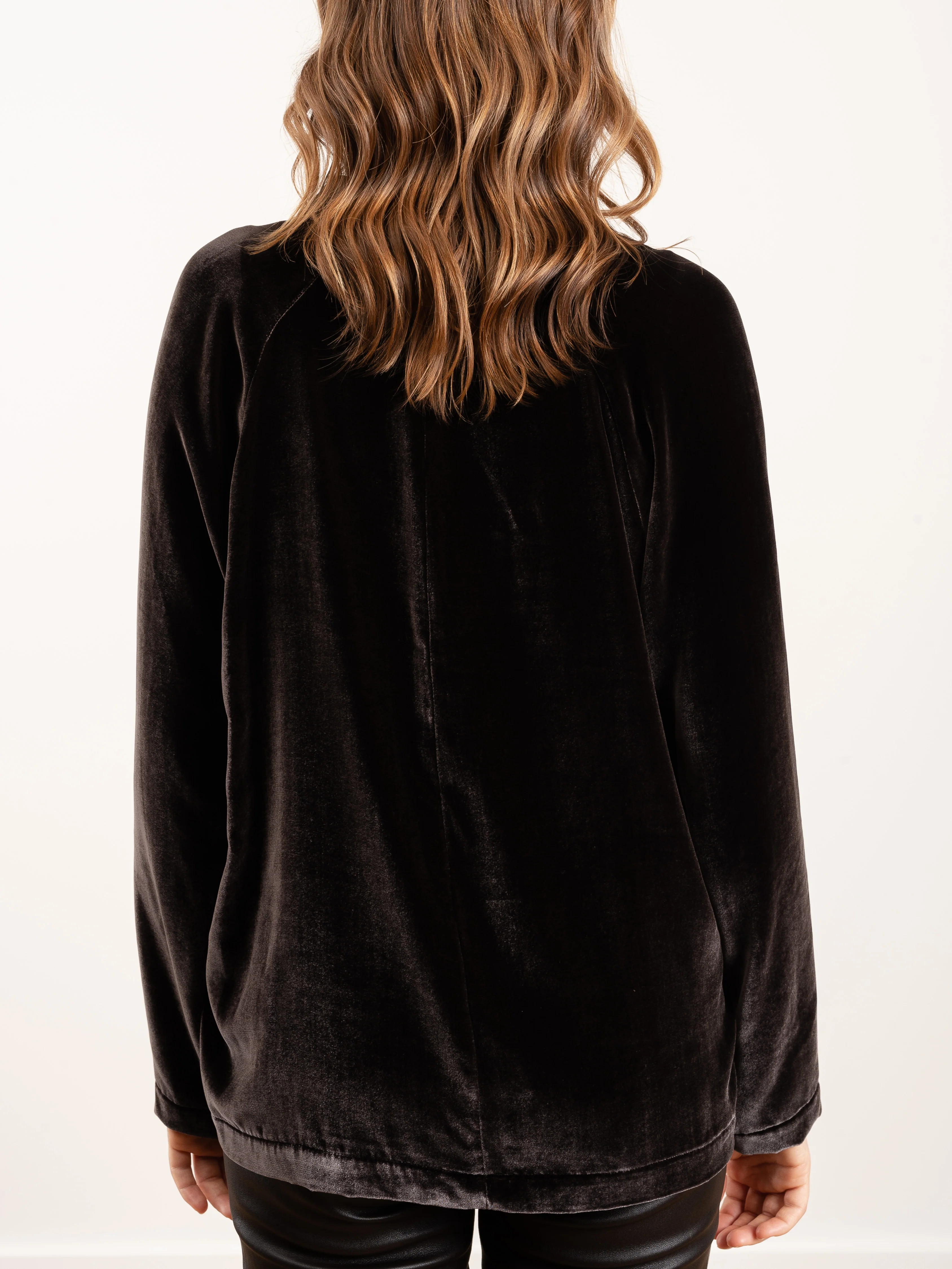 evi long sleeve top - chocolate velvet - Image 3