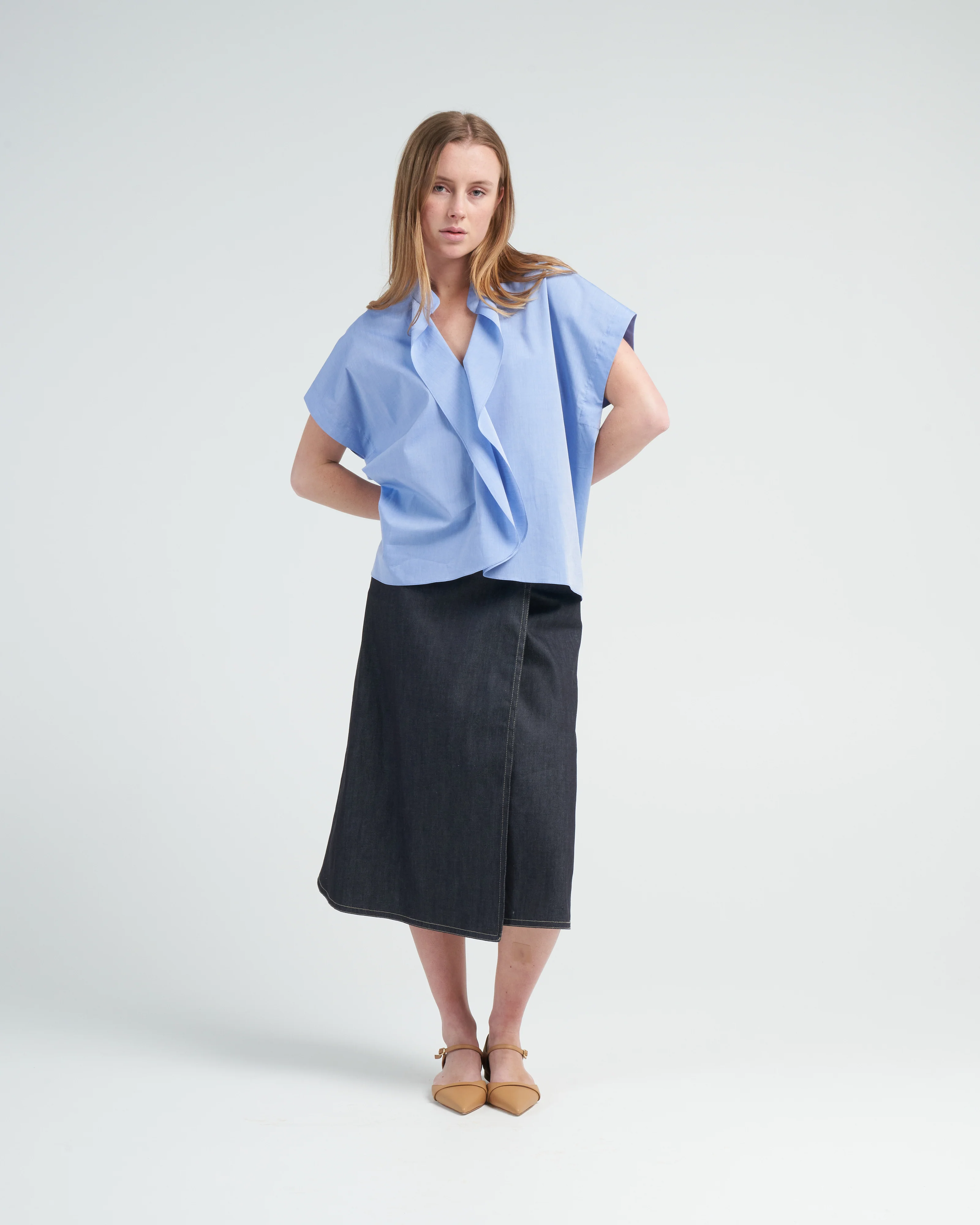 fin gaban shirt - blue - Image 2