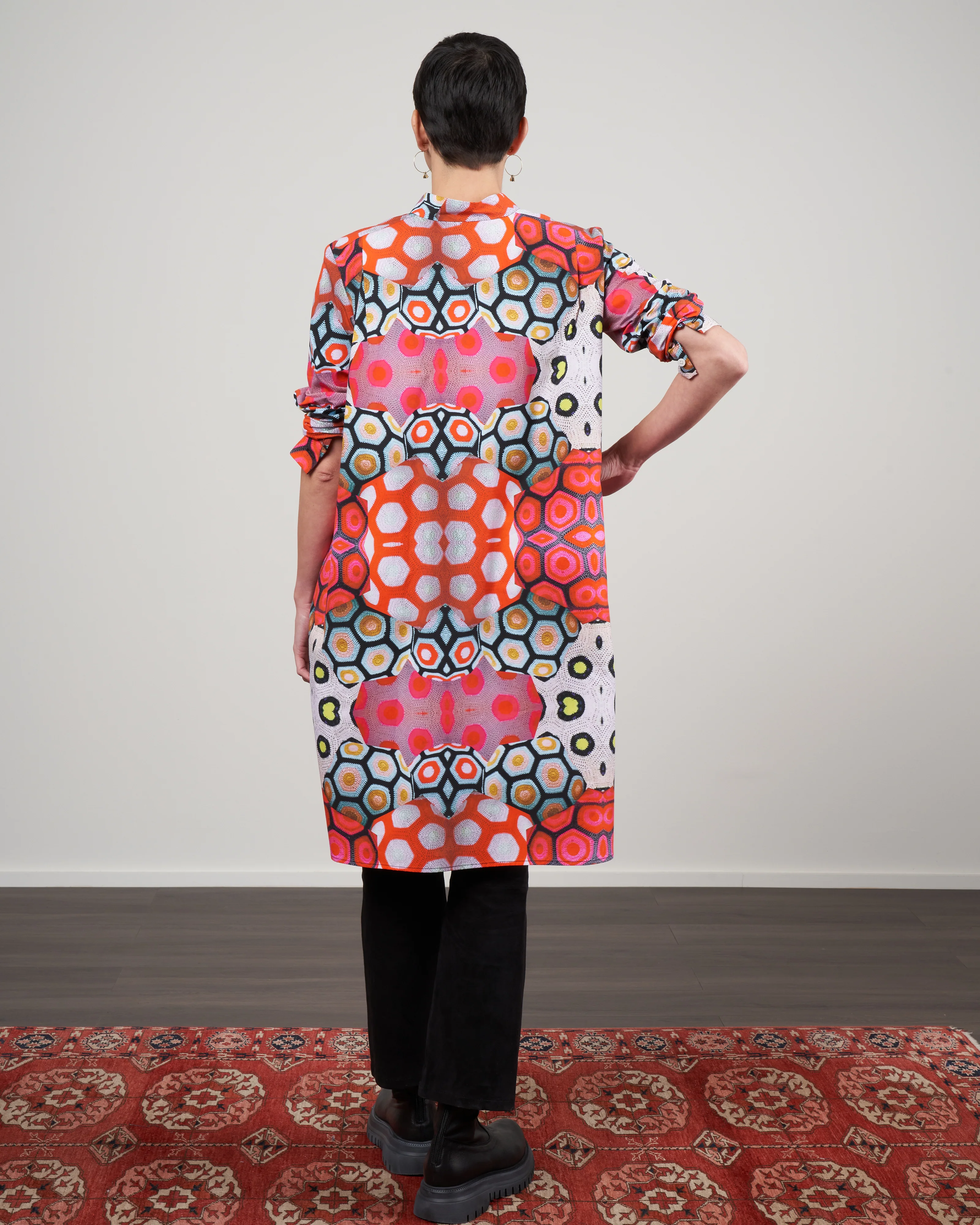 forward shirt dress - magda print - Image 3