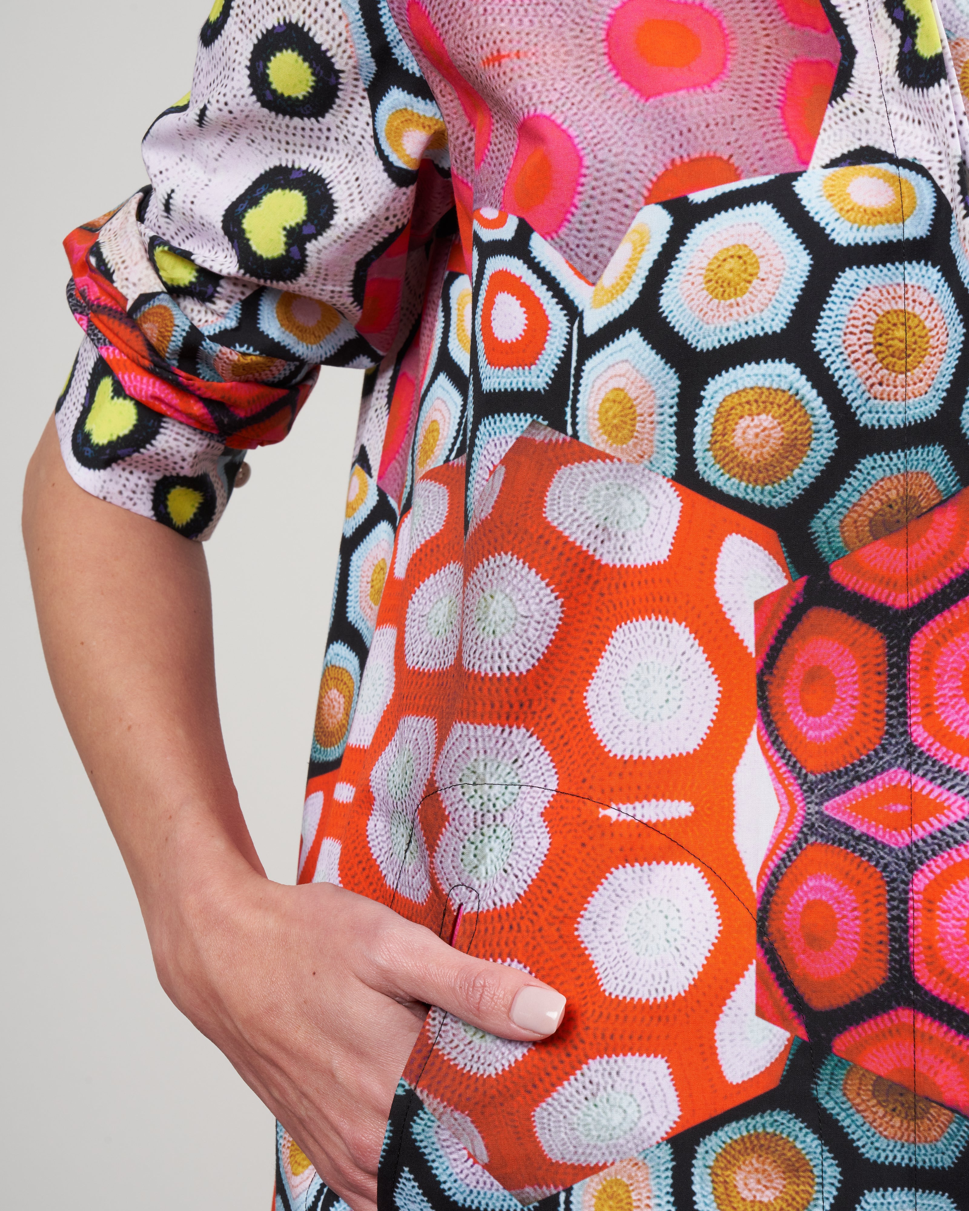 forward shirt dress - magda print - Image 4