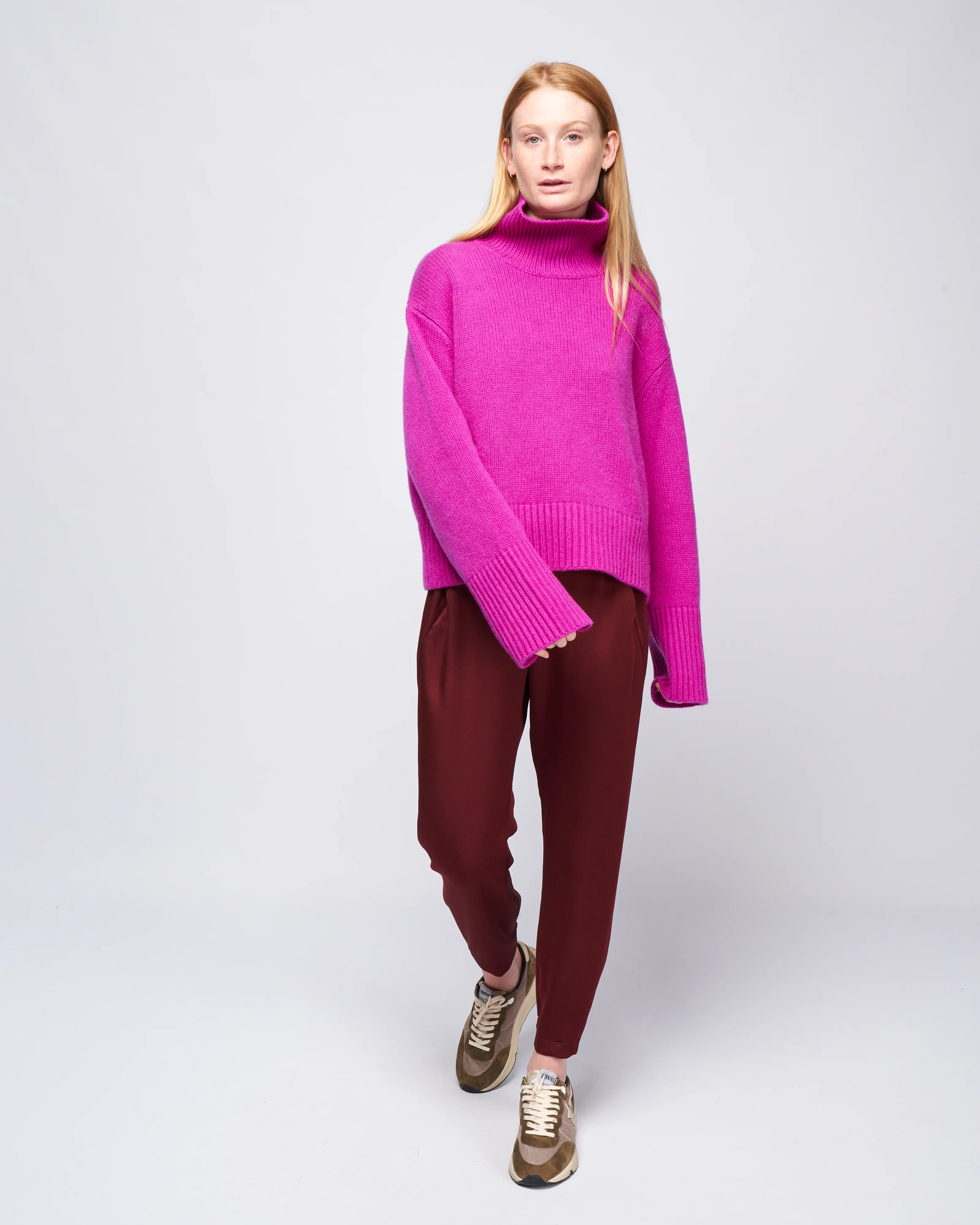 gabi trouser - currant - Image 2