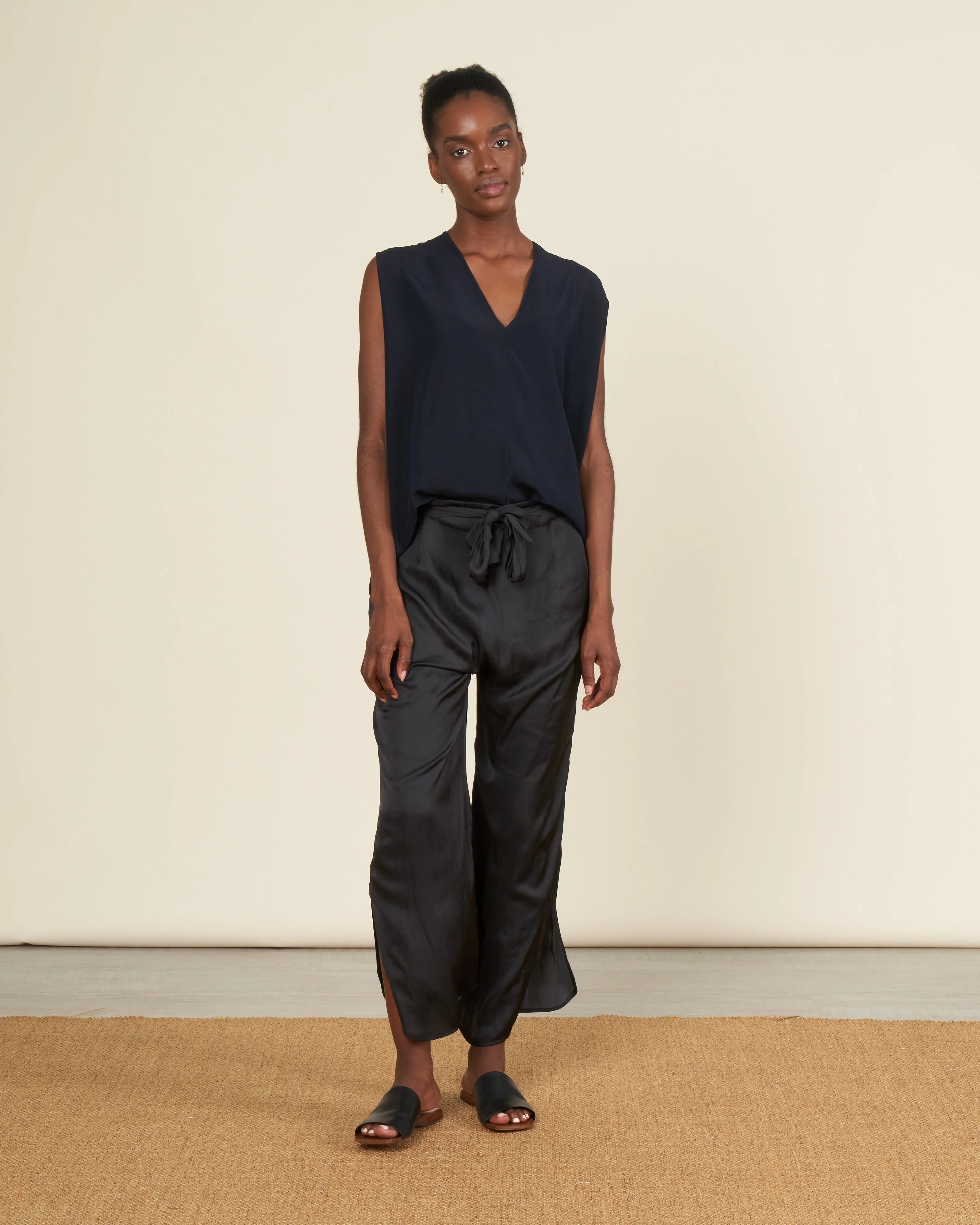 ina tank silk charmeuse - ink jet - Image 2
