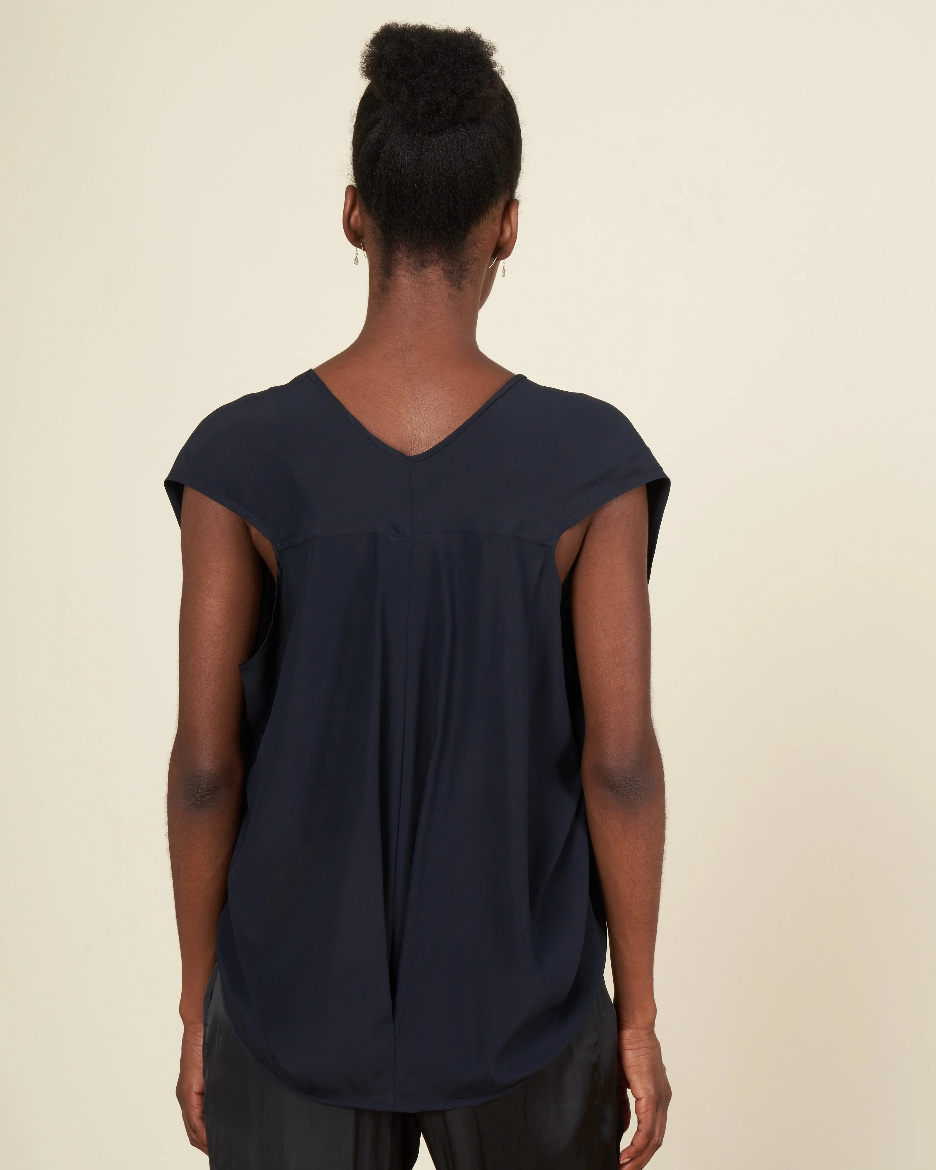 ina tank silk charmeuse - ink jet - Image 4