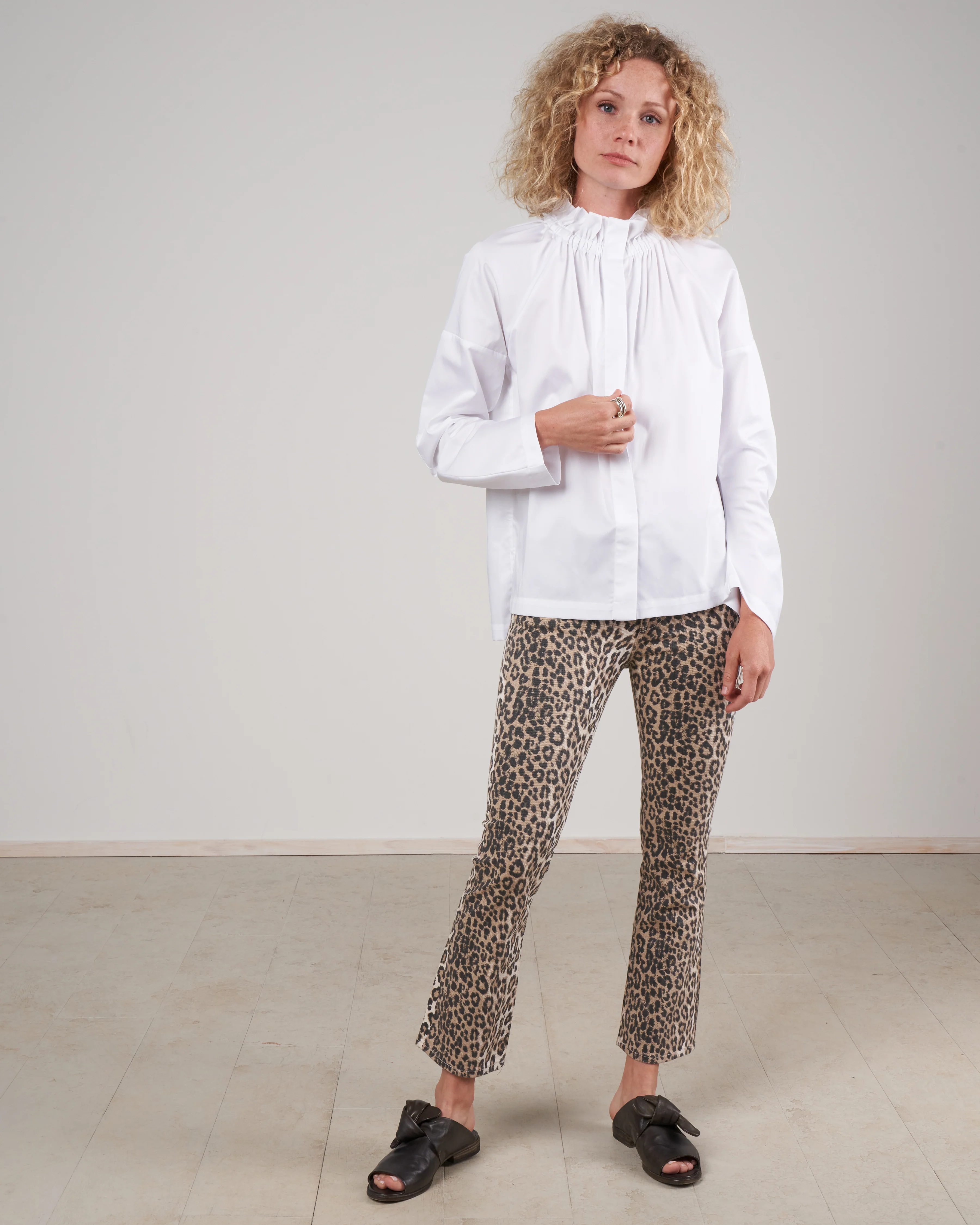 l/s ram gaban top - white pepper - Image 2