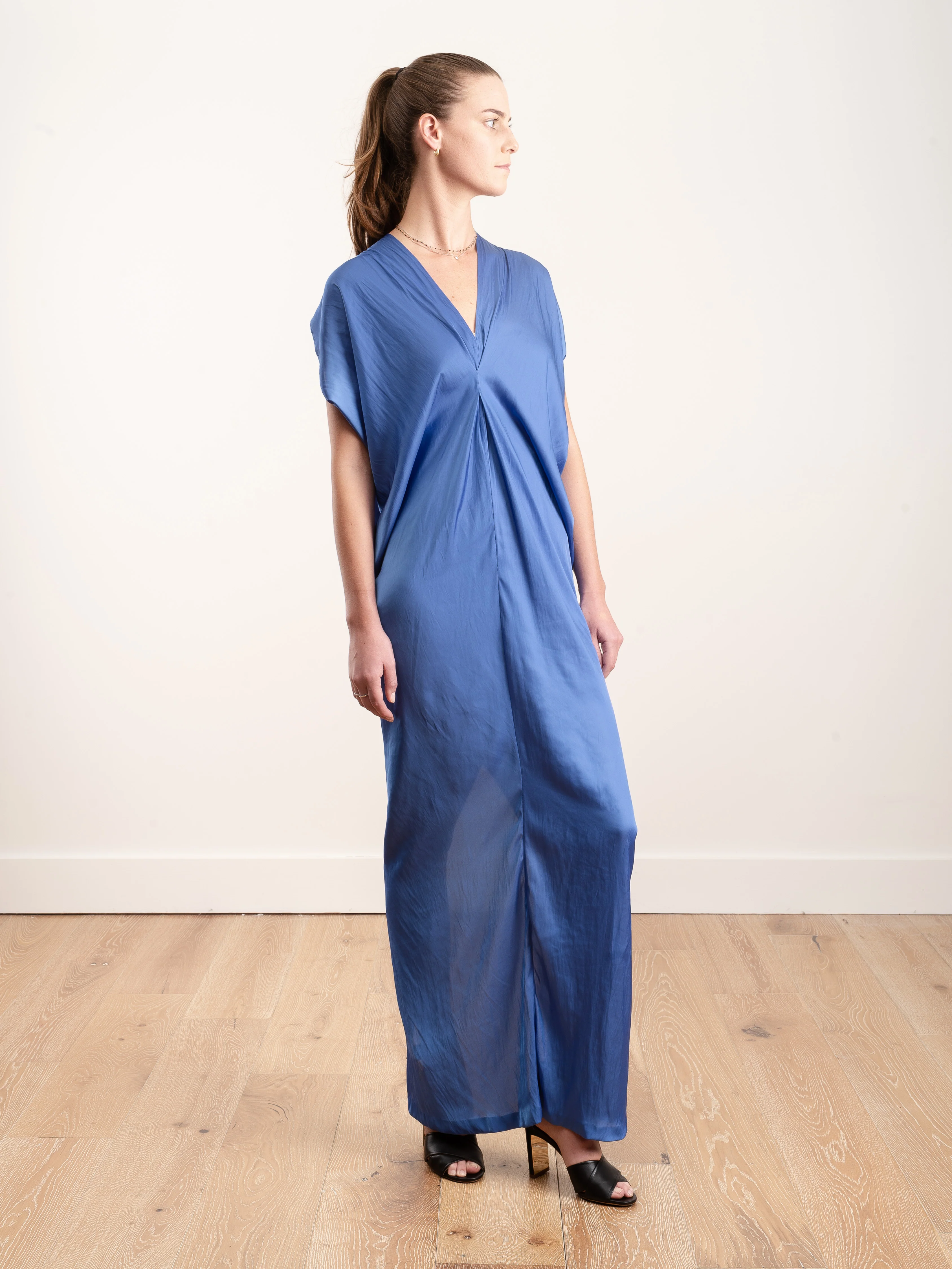 long issa dress - sky blue - Image 2