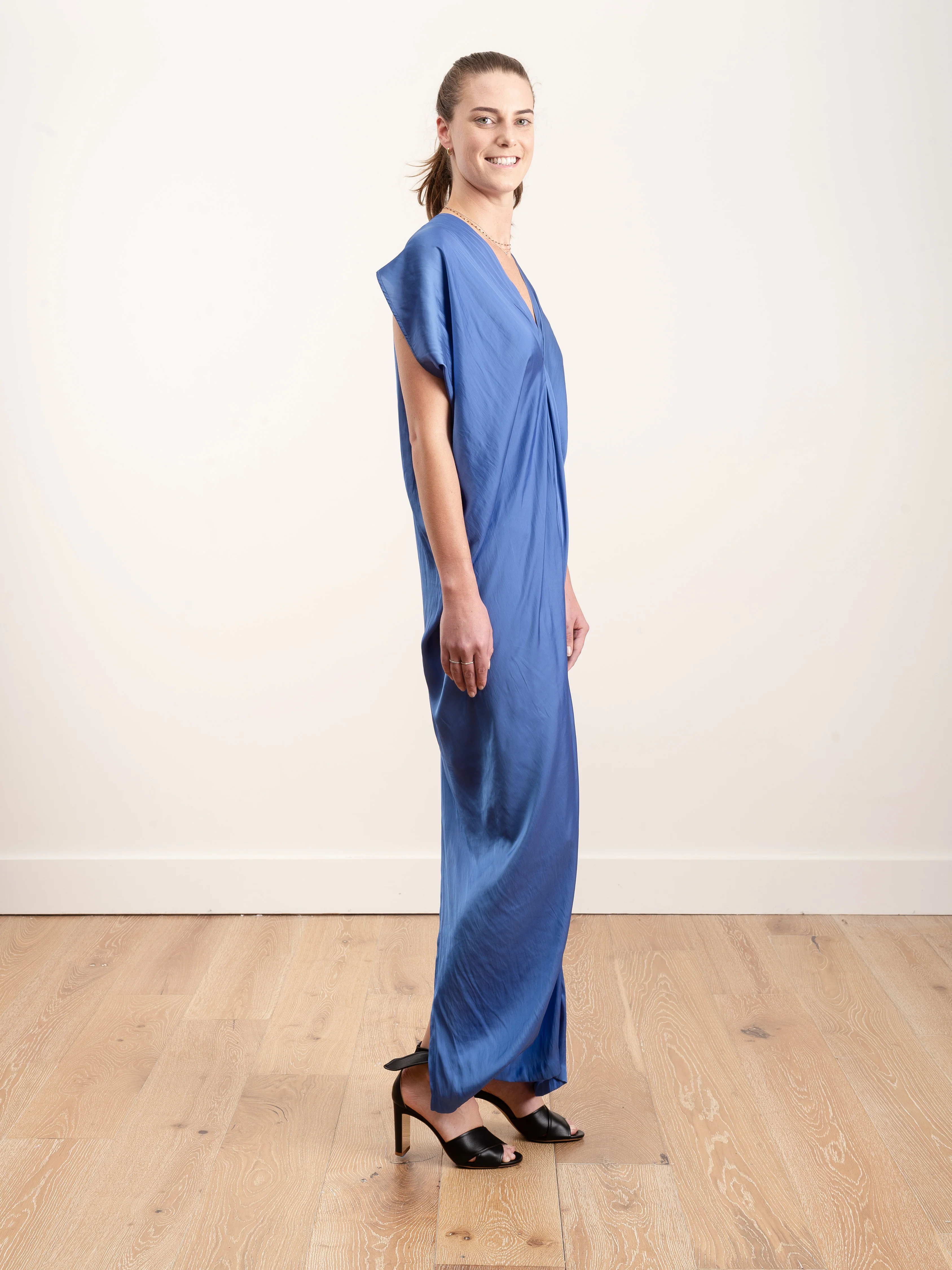long issa dress - sky blue - Image 3