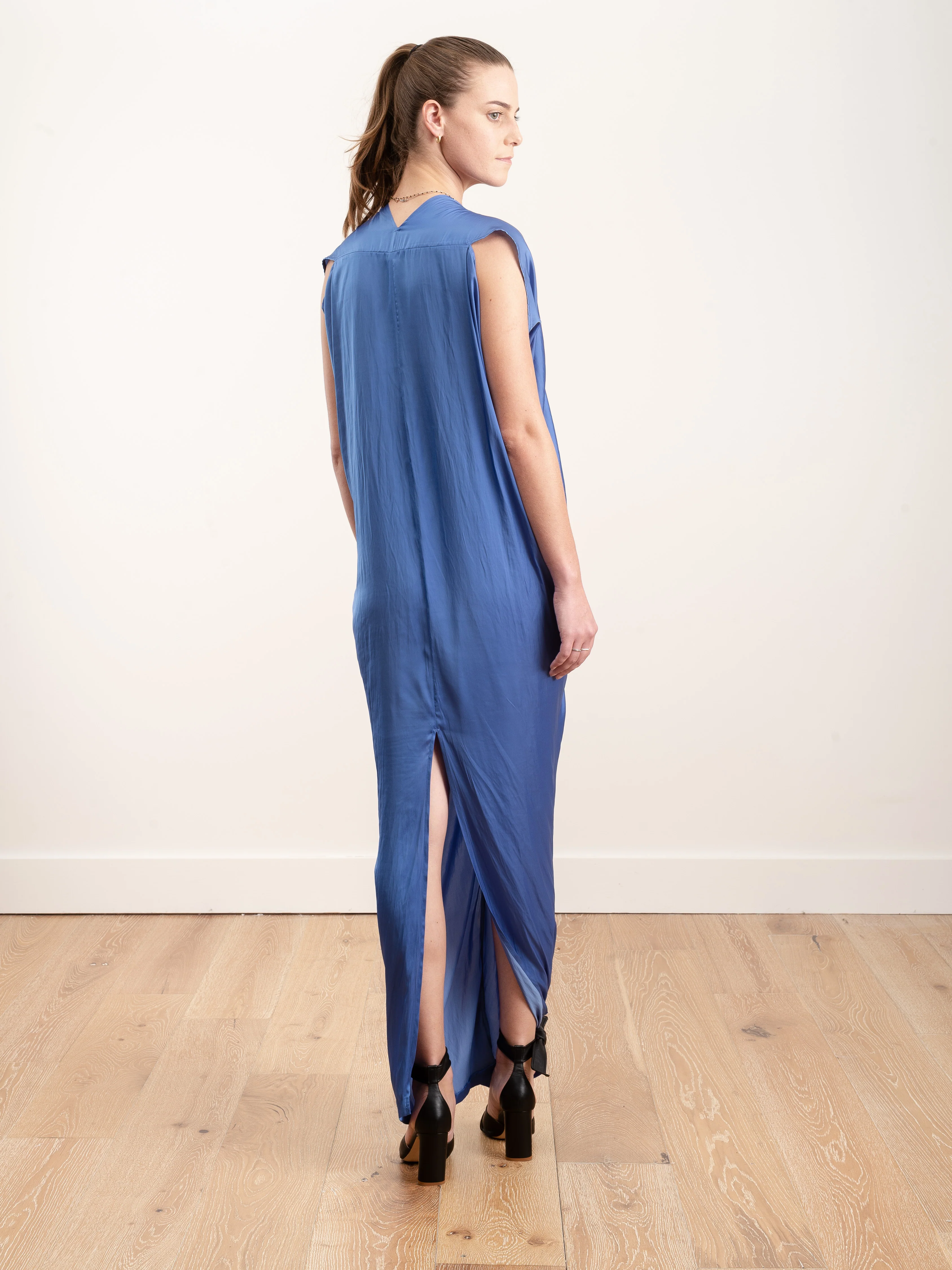 long issa dress - sky blue - Image 4