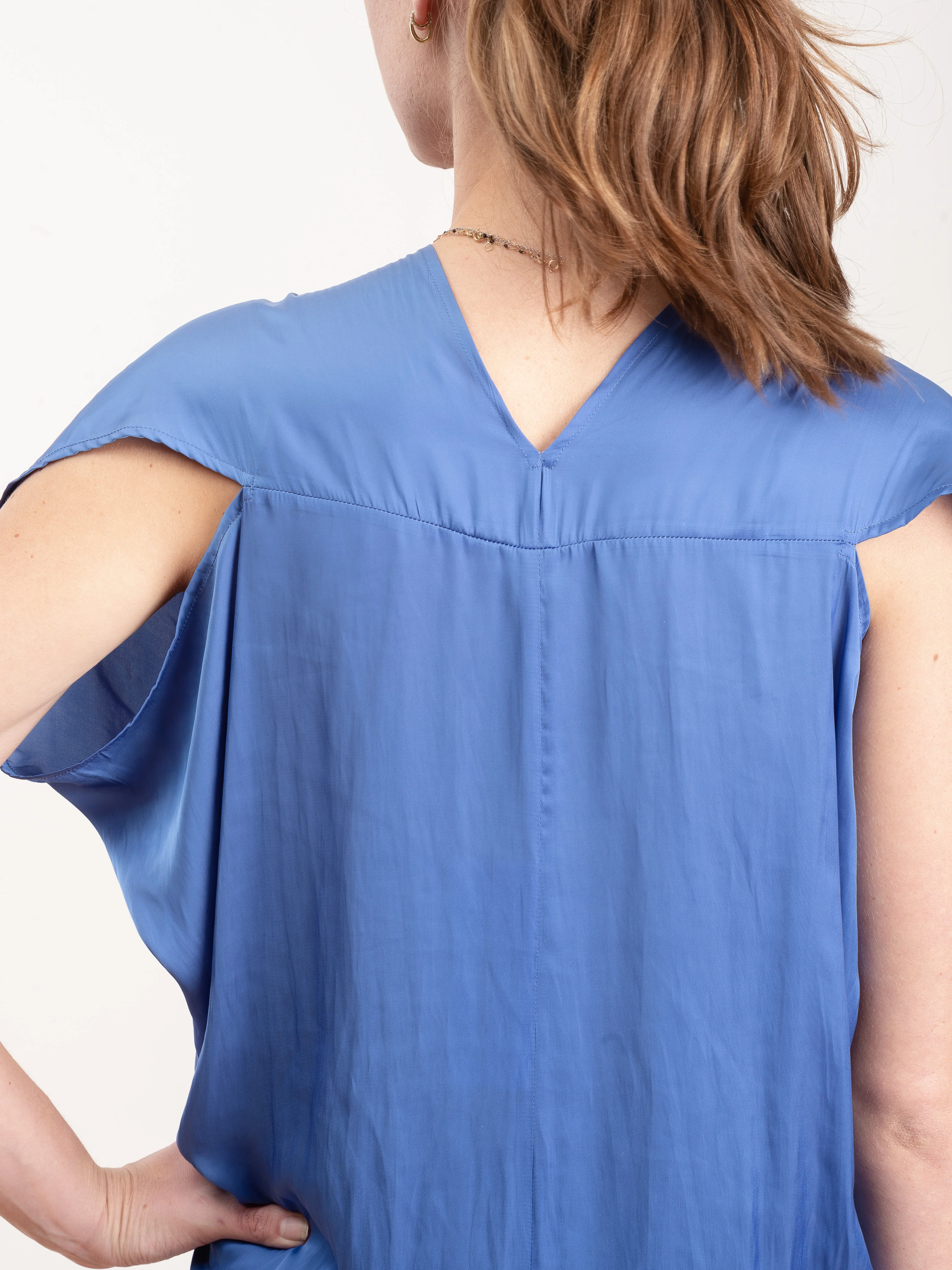 long issa dress - sky blue - Image 6