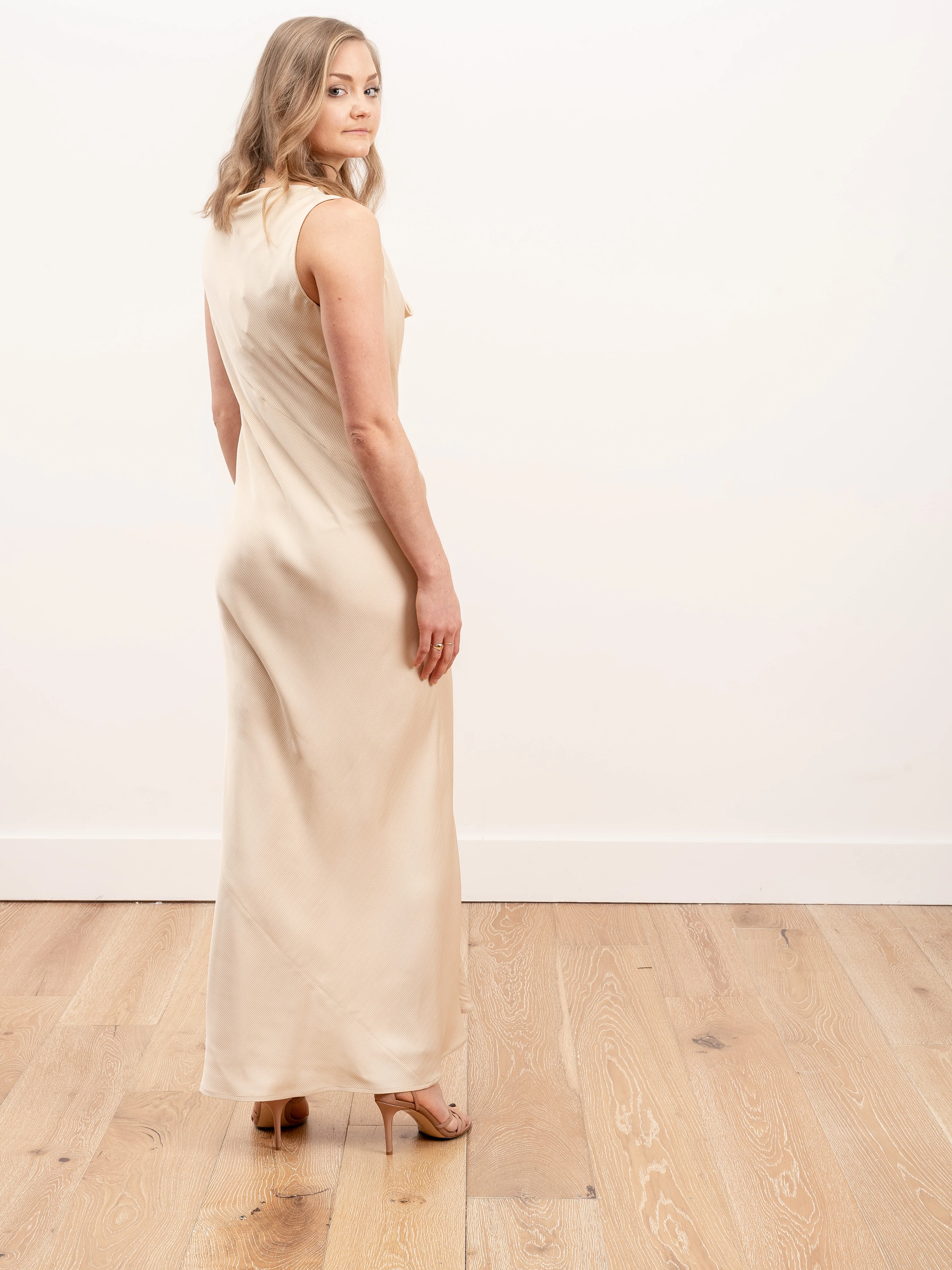long lana dress - nude - Image 5