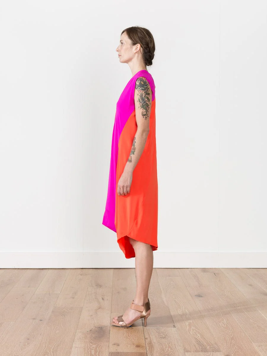 loop dress - fuchsia/orange - Image 3