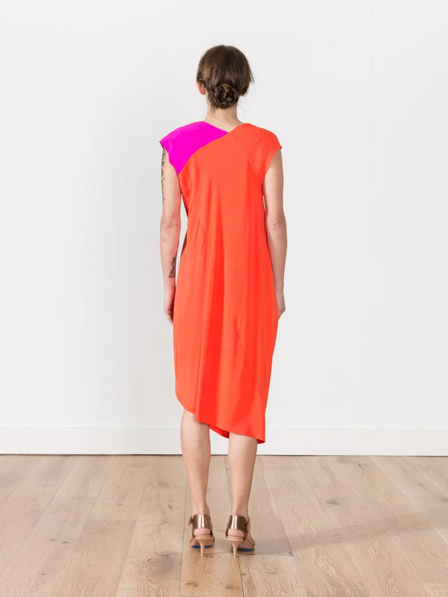 loop dress - fuchsia/orange - Image 4