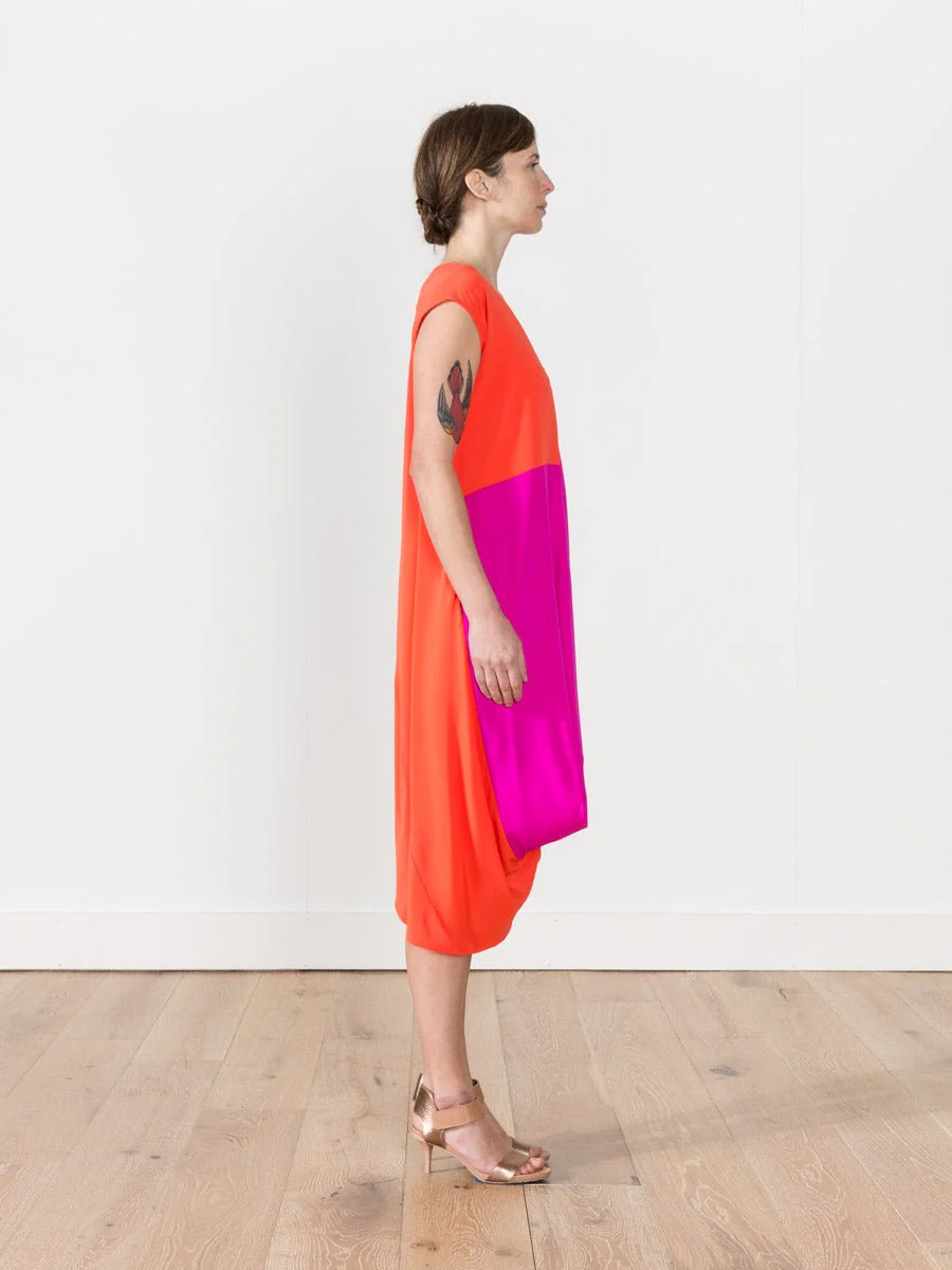 loop dress - fuchsia/orange - Image 5