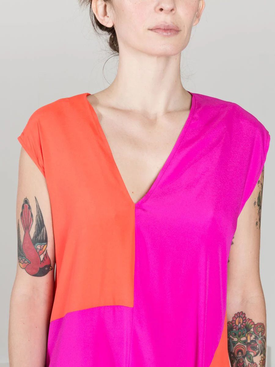 loop dress - fuchsia/orange - Image 6