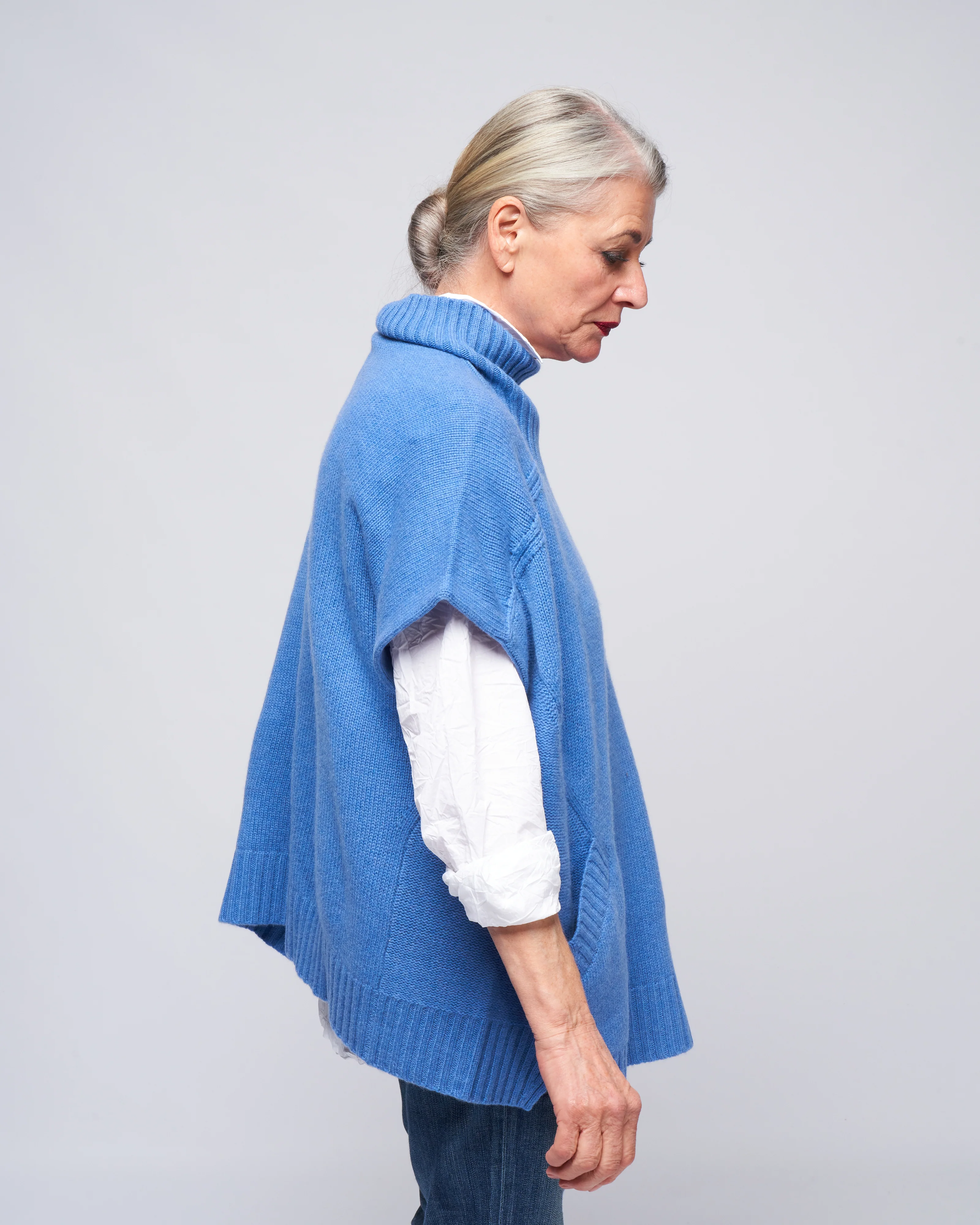 mea poncho - sky blue - Image 3