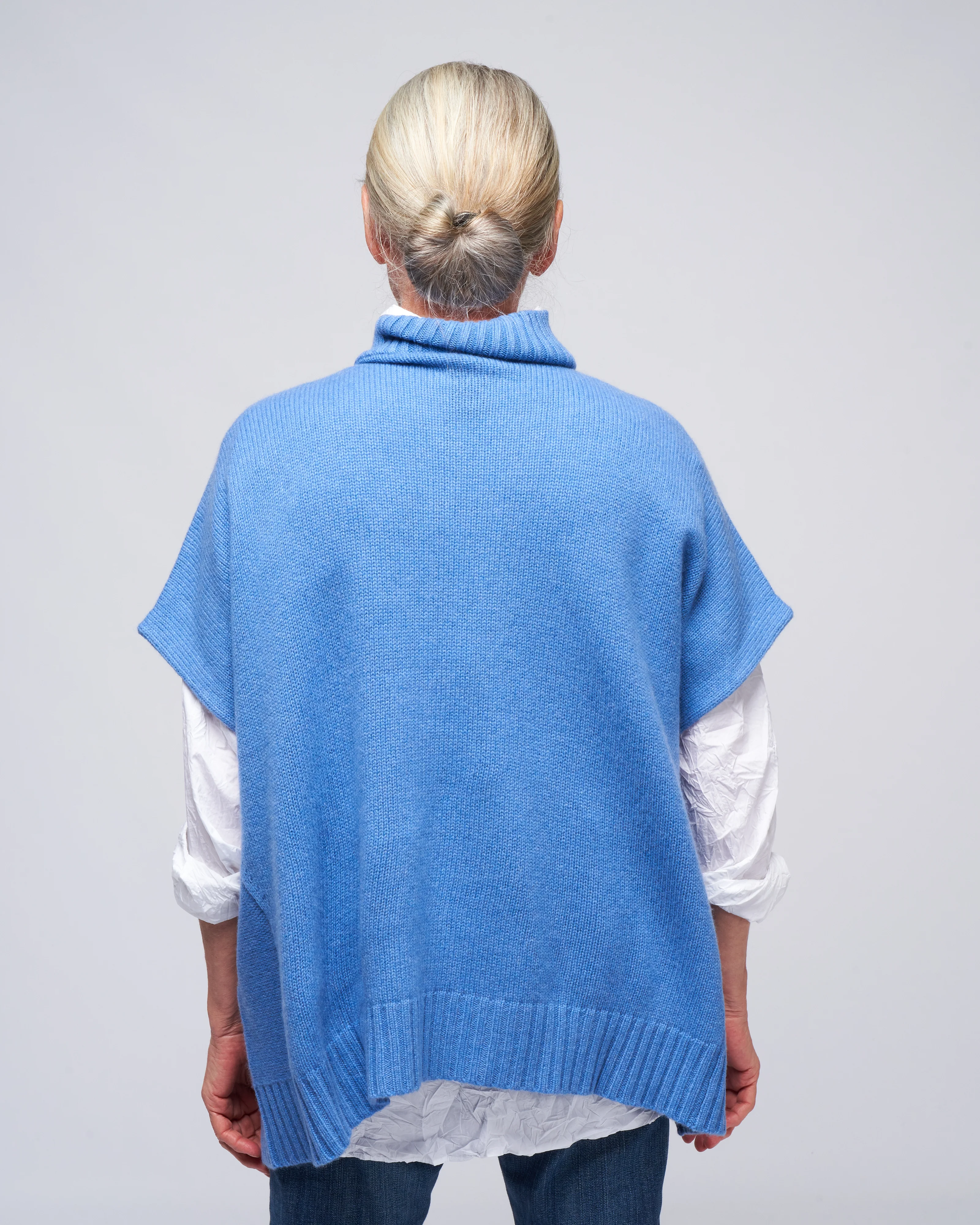 mea poncho - sky blue - Image 4