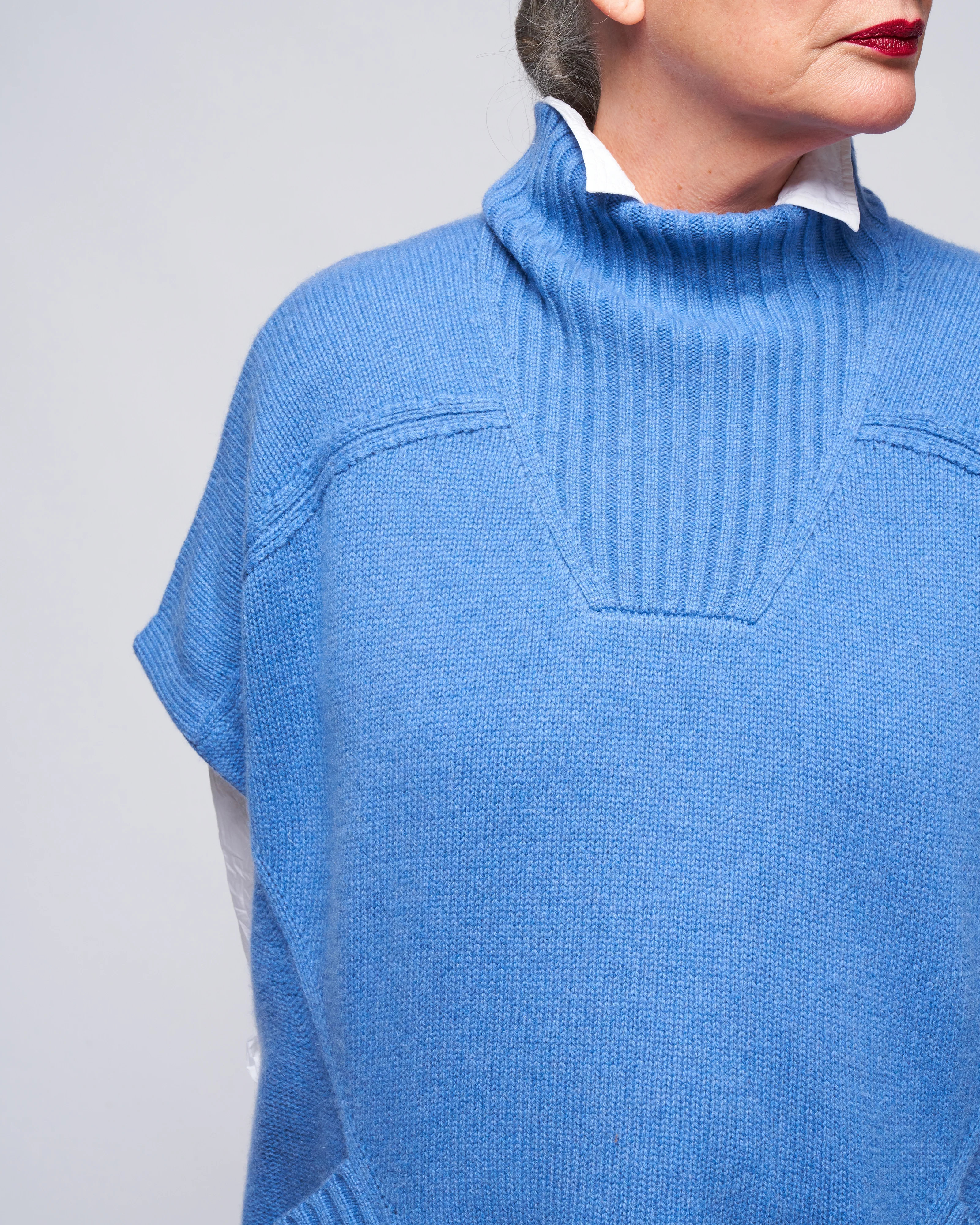 mea poncho - sky blue - Image 5