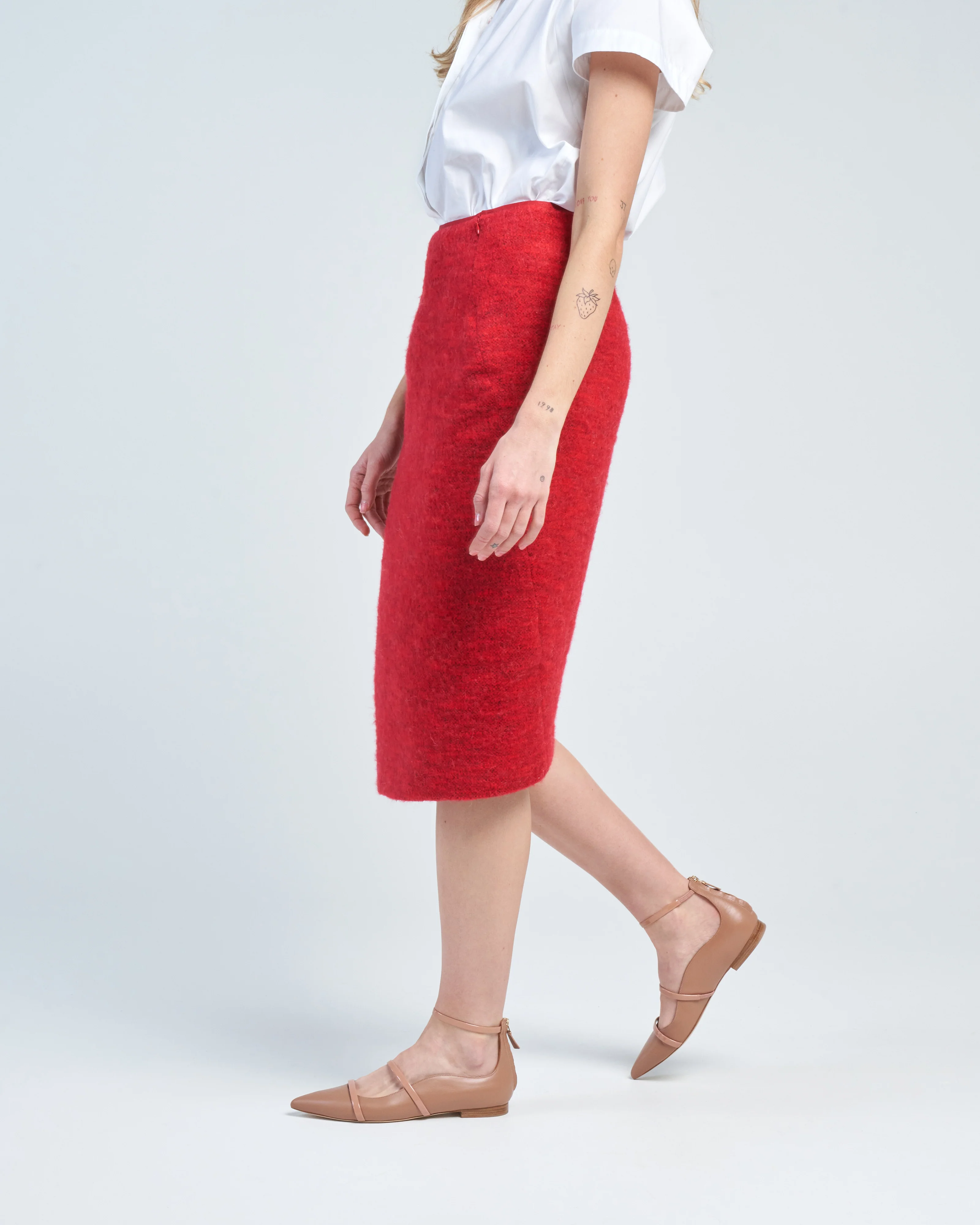 pleat back skirt - Image 3