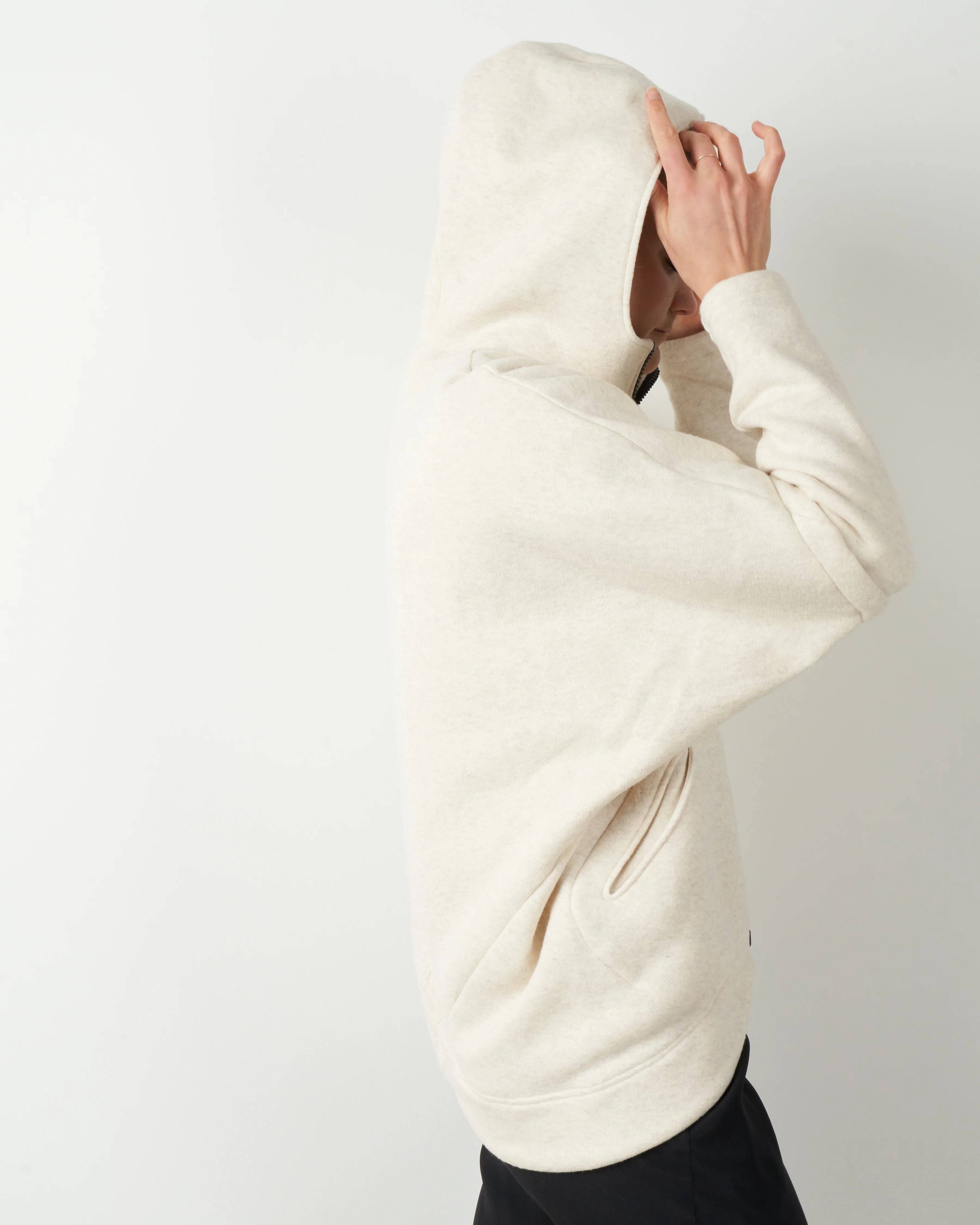 ria hoodie - ivory - Image 2