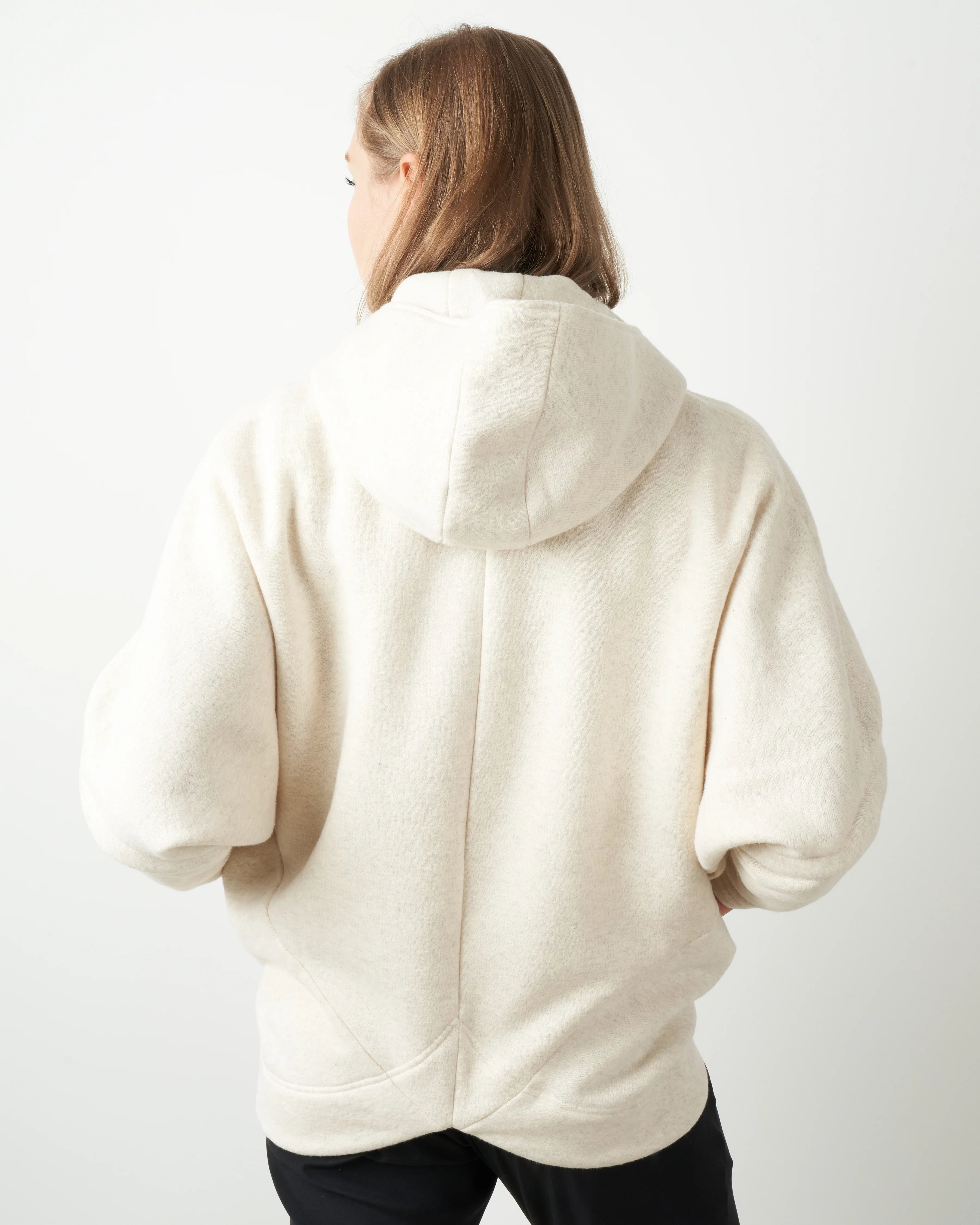 ria hoodie - ivory - Image 3