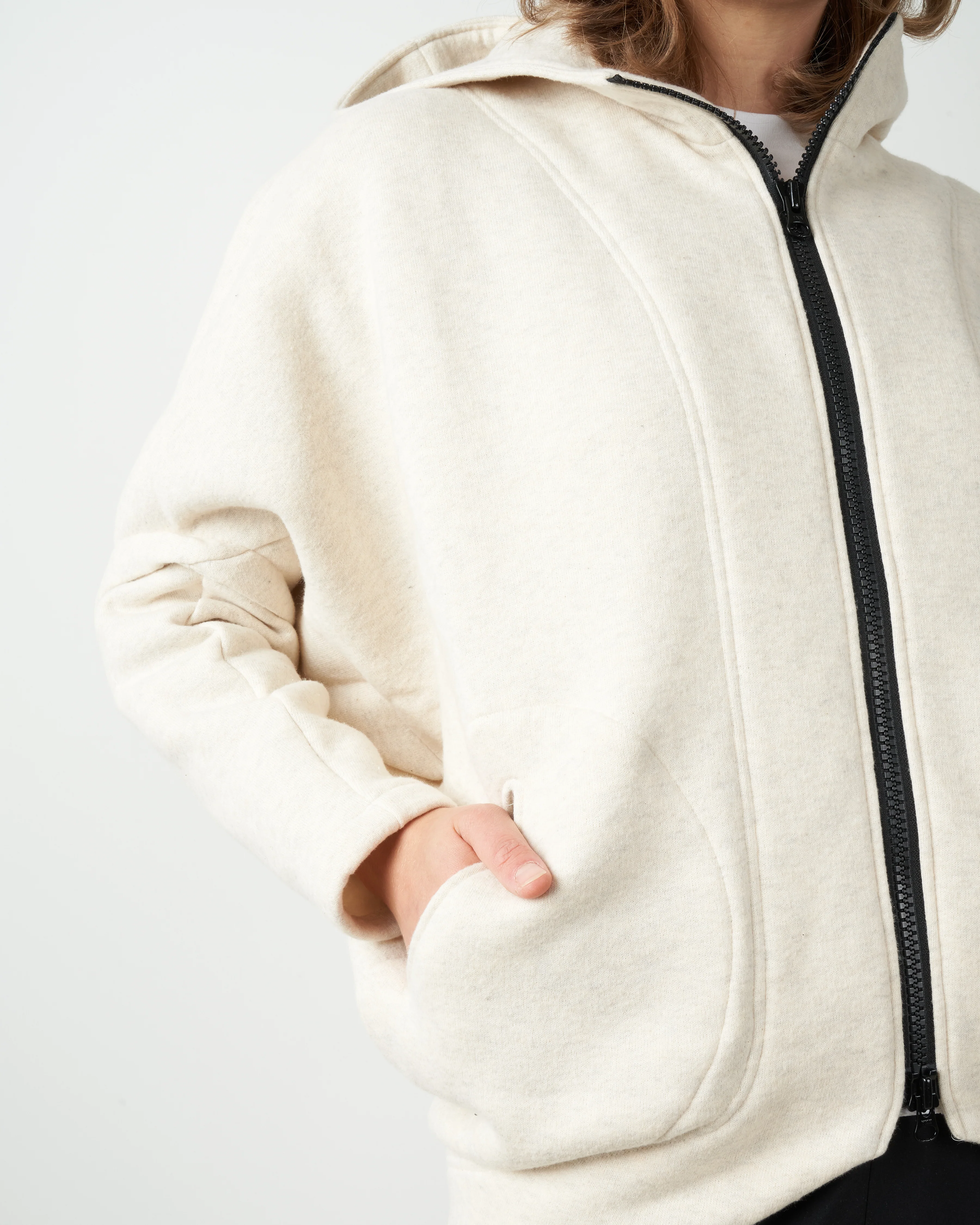 ria hoodie - ivory - Image 5