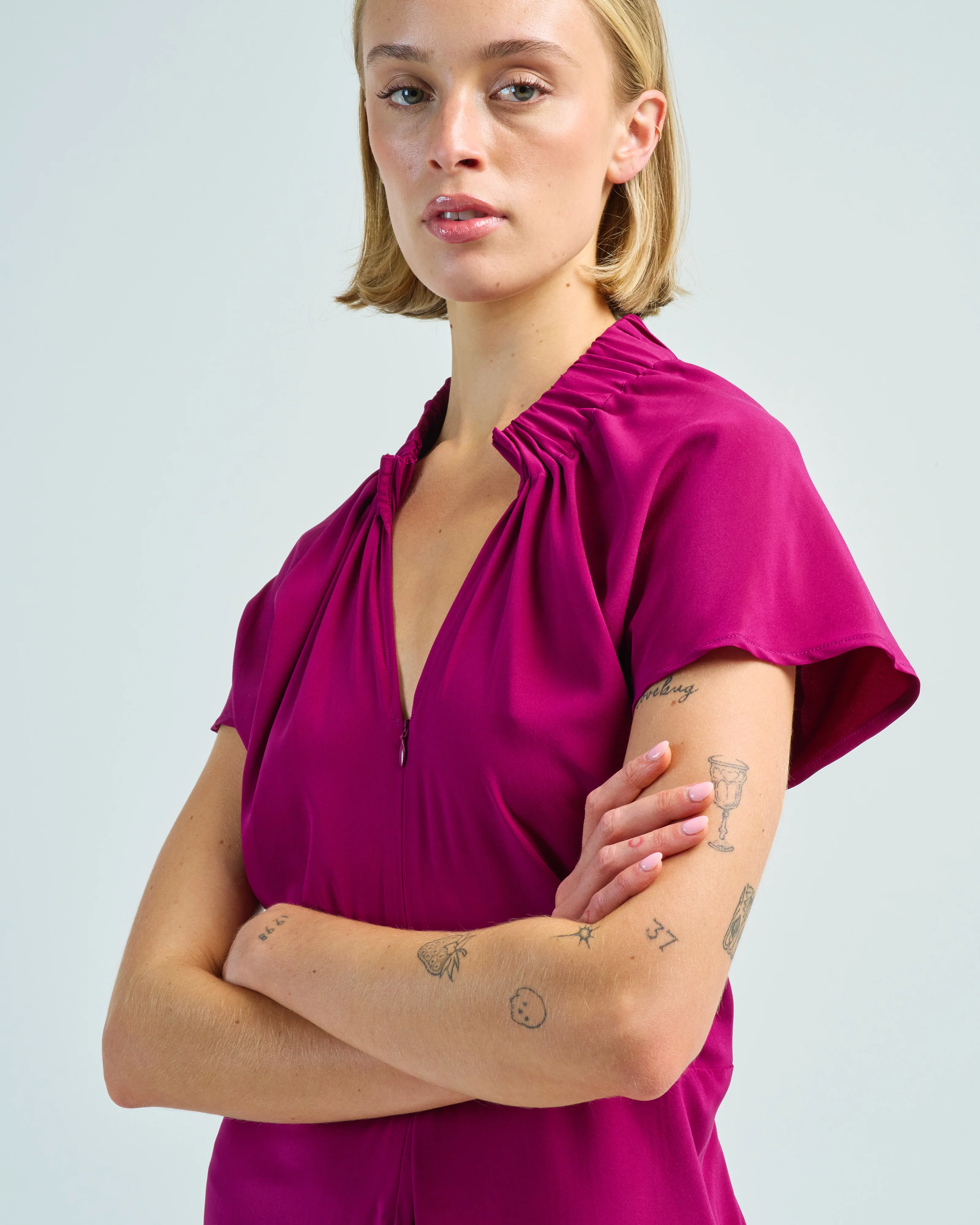 ruched stella dress - Image 2