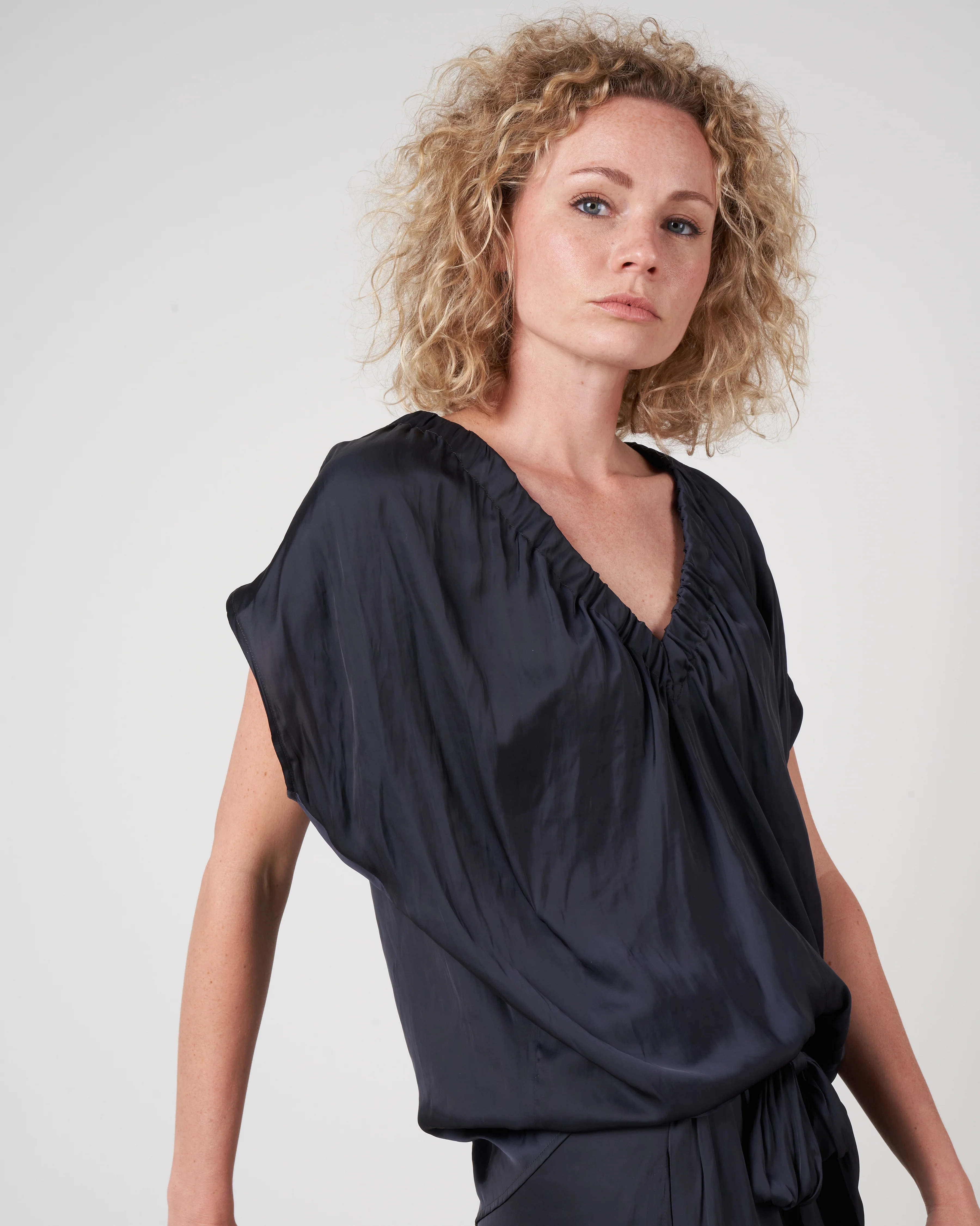 ruched tilly top - inkjet - Image 2