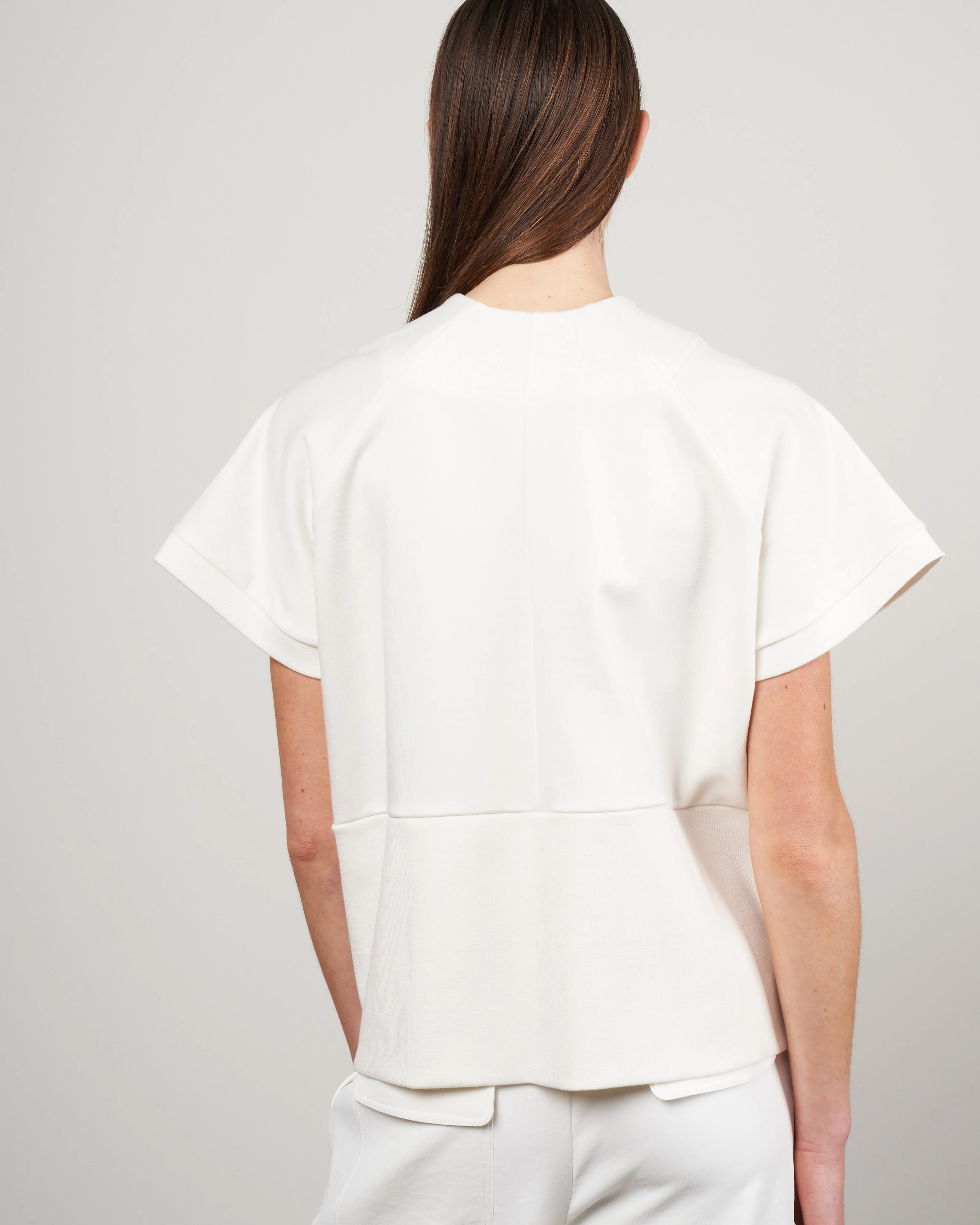 saban waistcoat - chalk french terry - Image 4