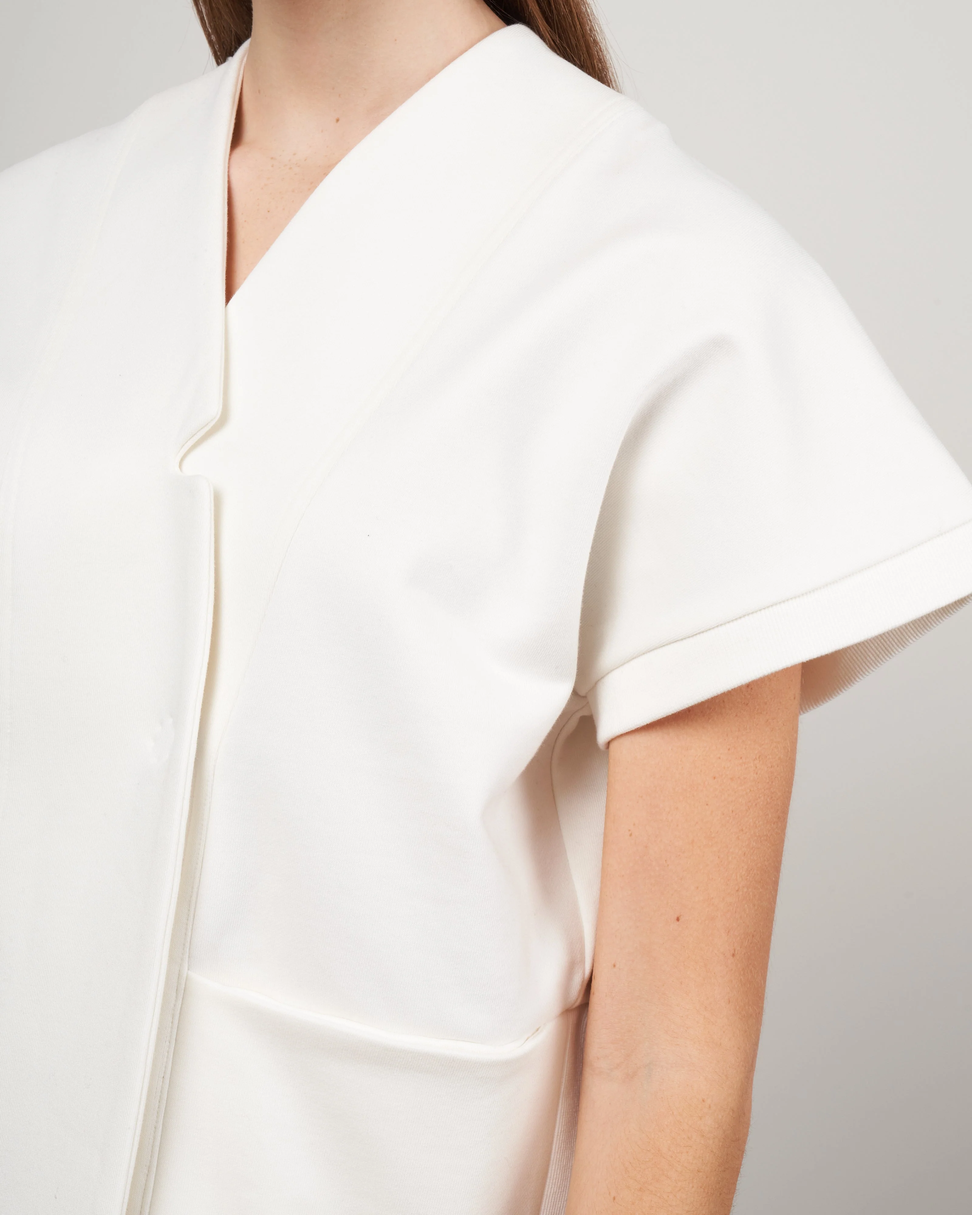 saban waistcoat - chalk french terry - Image 5